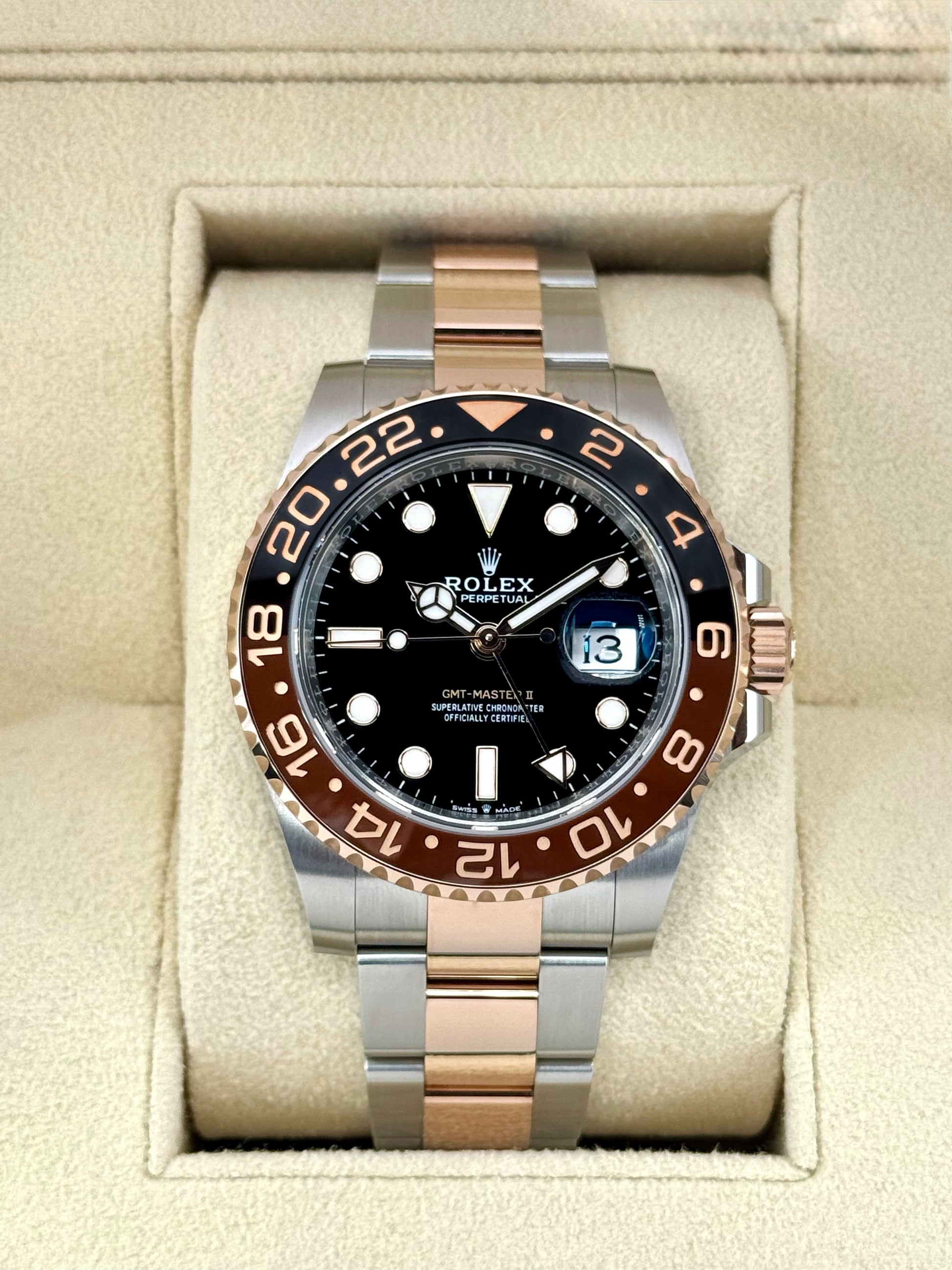 NEW 2024 Rolex GMT-Master II "Rootbeer" 40mm 126711CHNR Two-Tone - MyWatchLLC