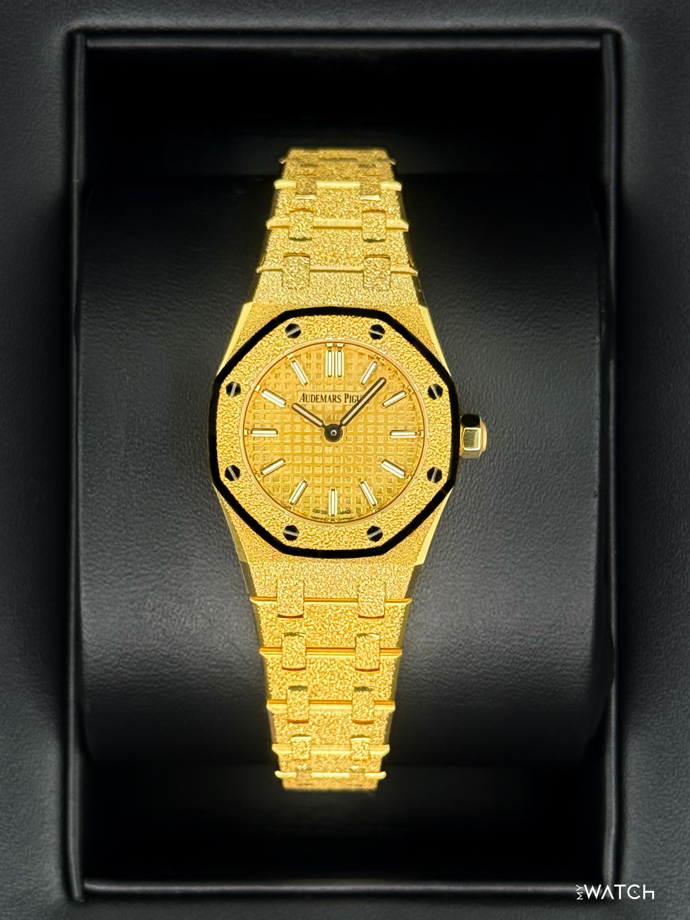 NEW 2026 Audemars Piguet Royal Oak Mini Frosted 23mm 67630BA Yellow Go
