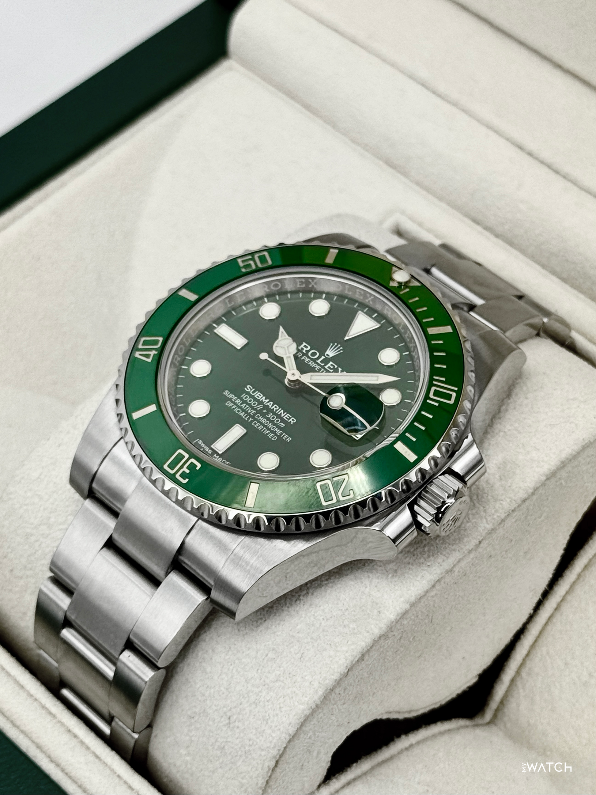 2017 Rolex Submariner “Hulk” 40mm 116610LV Green Dial - MyWatchLLC