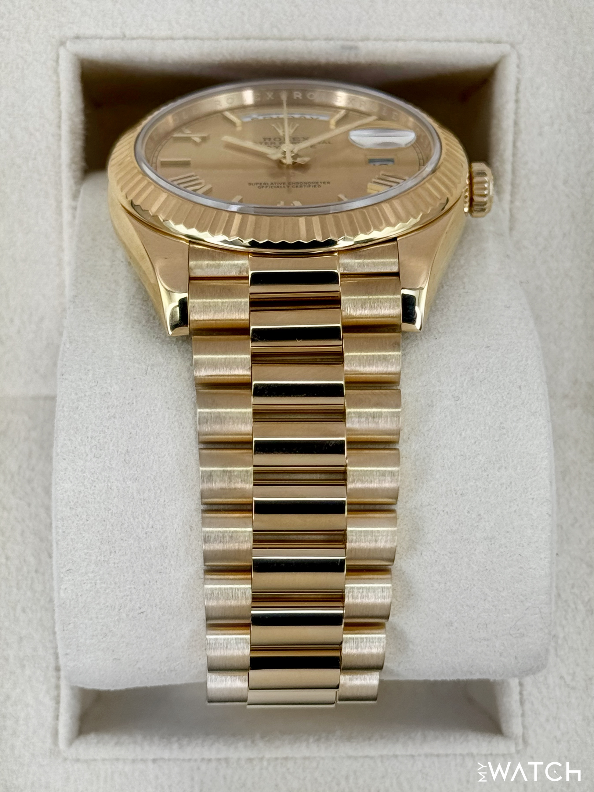 2022 Rolex Day-Date 40mm 228238 Presidential Champagne Dial - MyWatchLLC