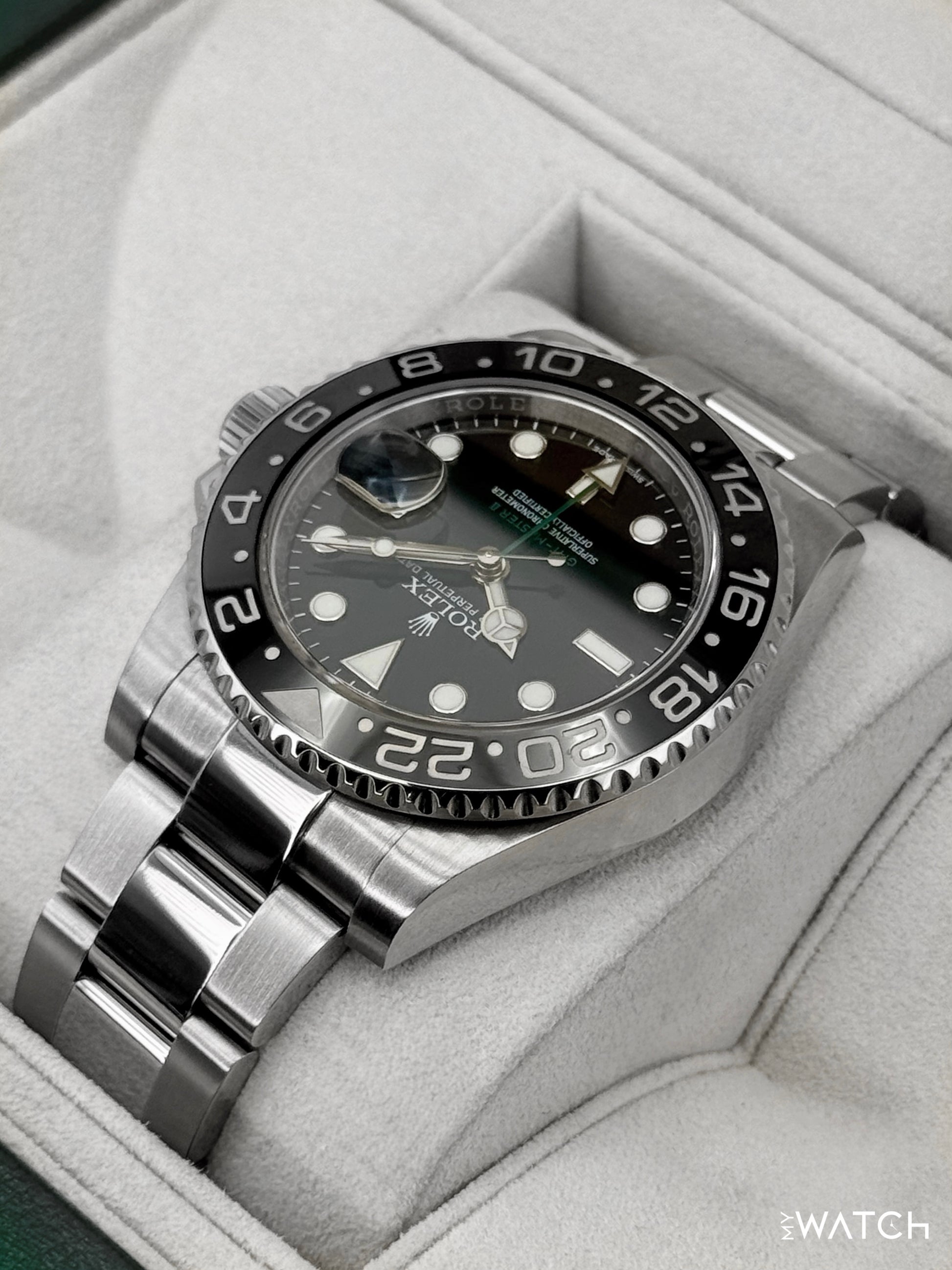 2016 Rolex GMT-Master II 40mm 116710LN Stainless Steel Black Dial - MyWatchLLC