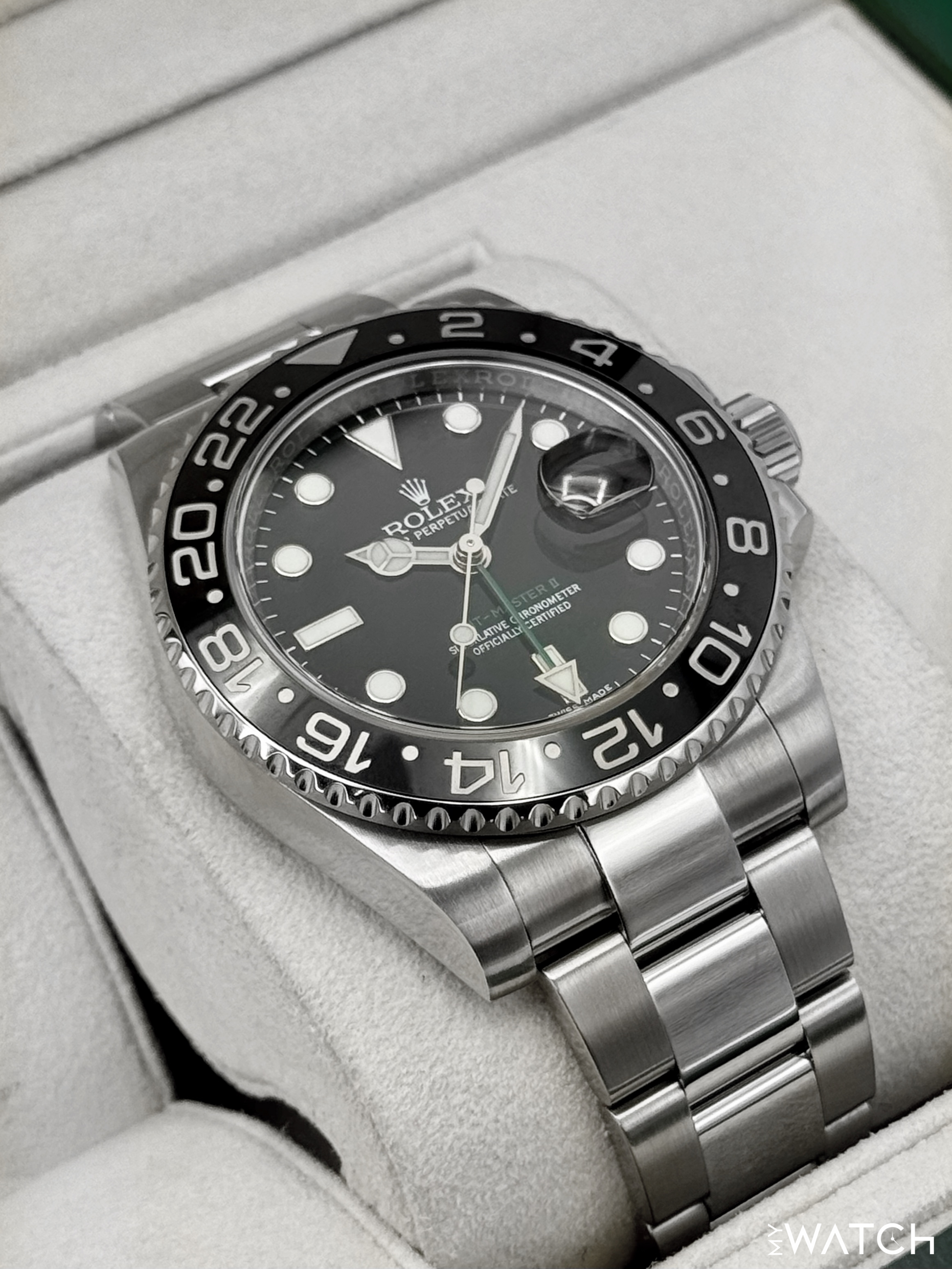 2015 Rolex GMT-Master II 40mm 116710LN Stainless Steel Black Dial - MyWatchLLC