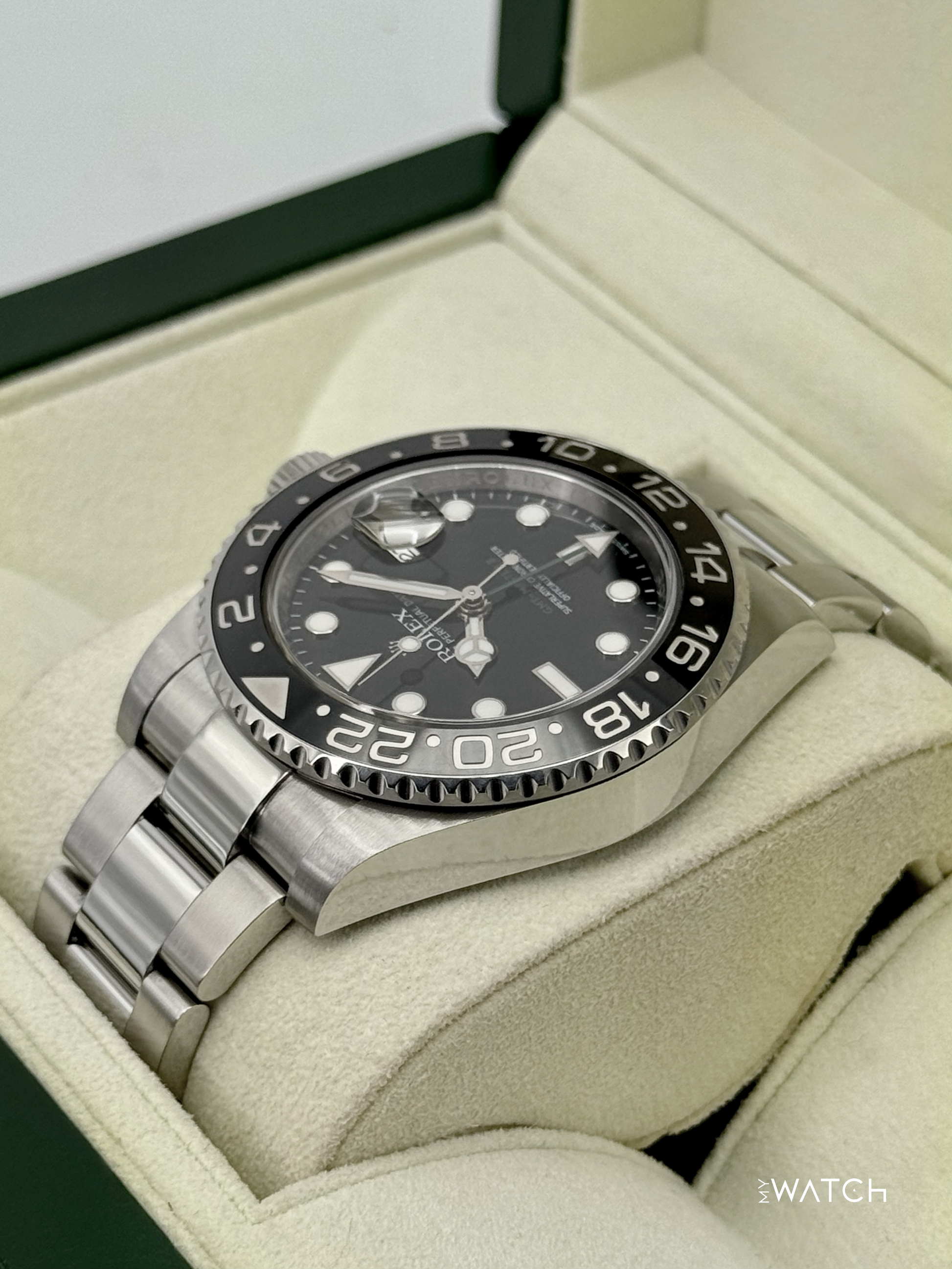 2014 Rolex GMT-Master II 40mm 116710LN Stainless Steel Black Dial - MyWatchLLC