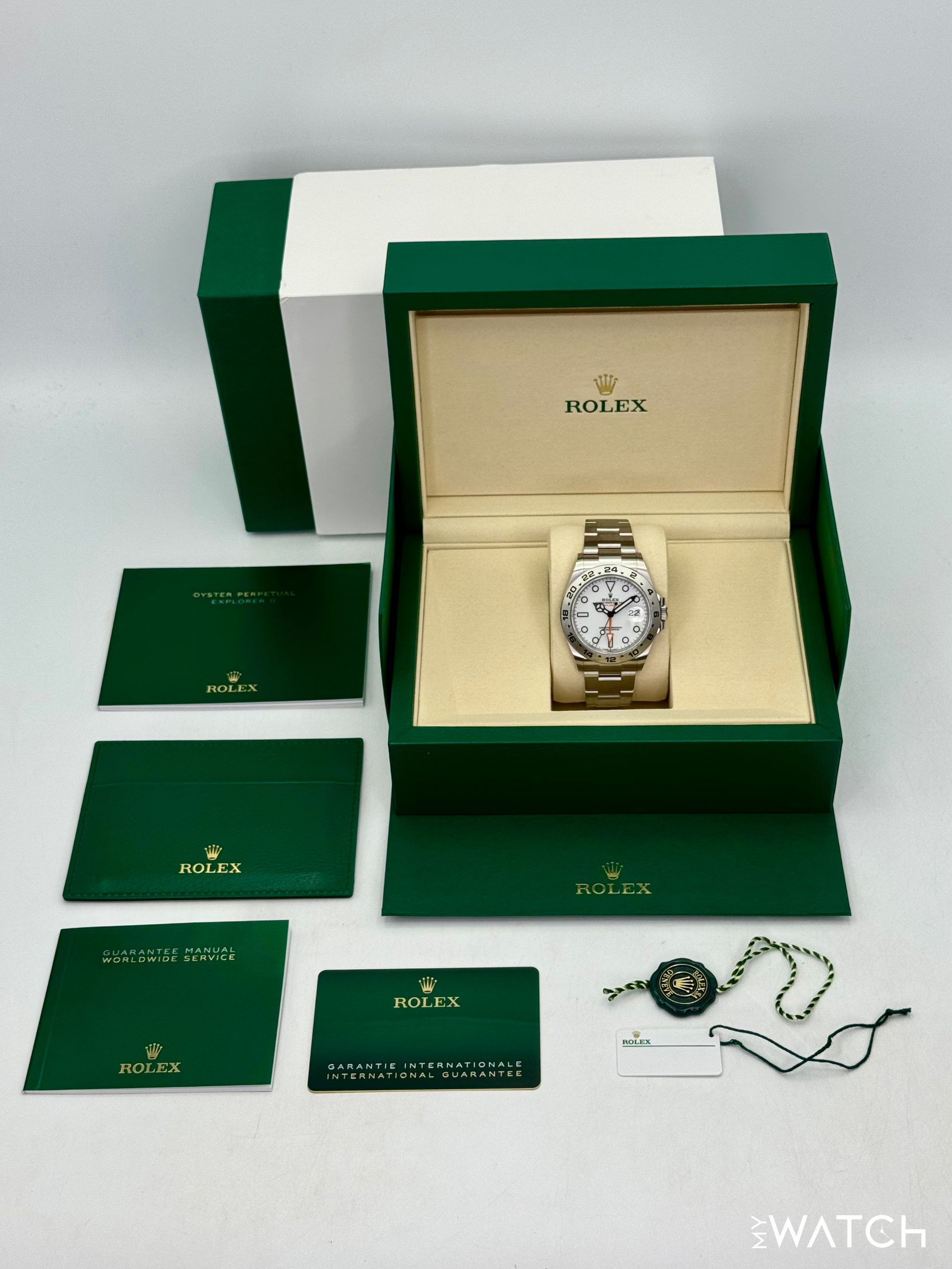 NEW 2026 Rolex Explorer II 42mm 226570 Polar White Dial (STICKERED) - MyWatchLLC