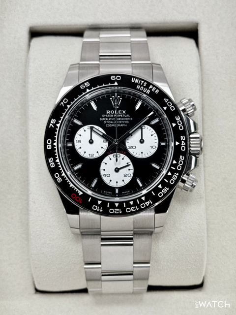 NEW Rolex Daytona "Le Mans" 40mm 126529LN White Gold Black Dial