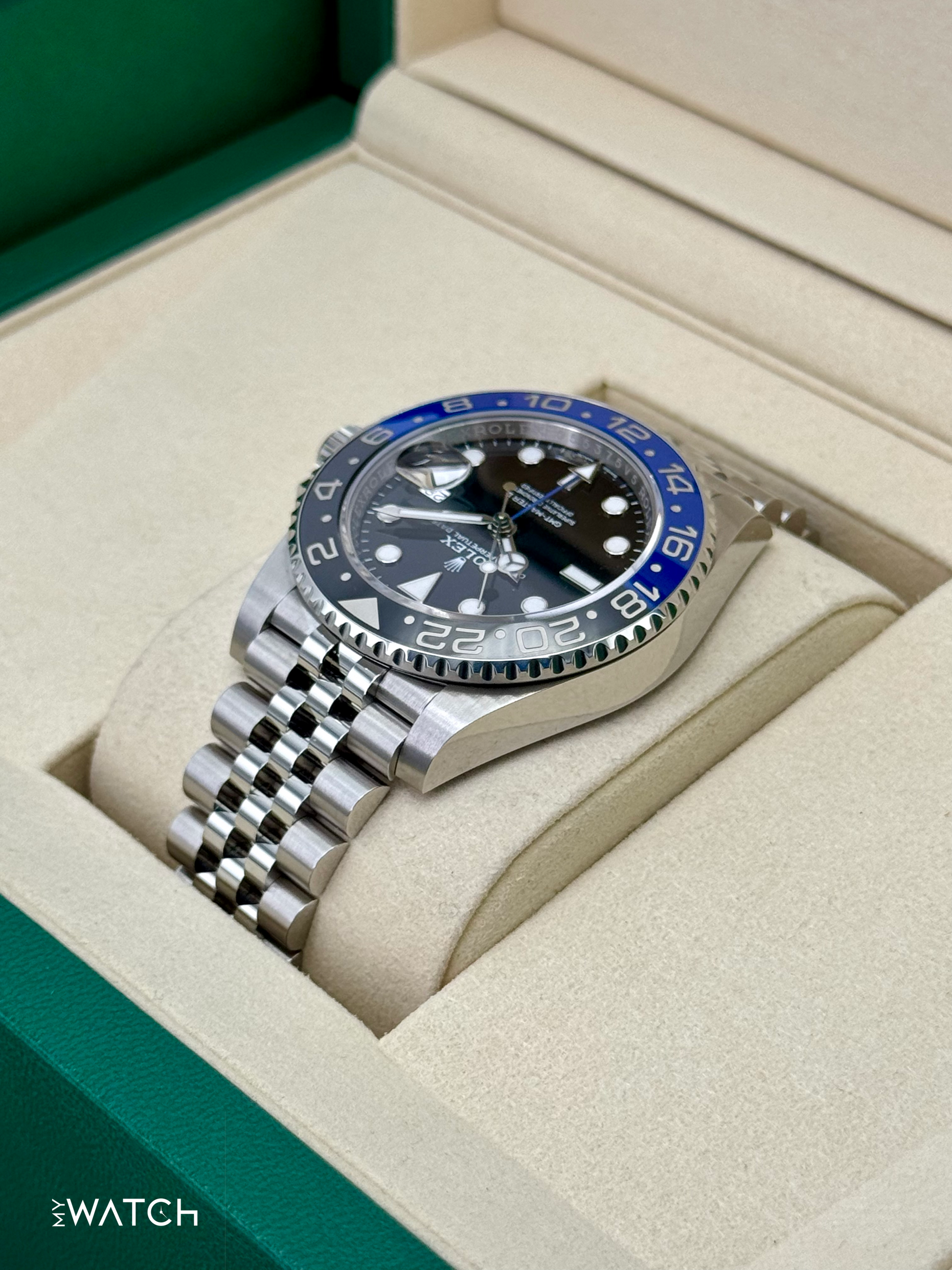 NEW 2025 Rolex GMT-Master II "Batgirl" 40mm 126710BLNR Jubilee - MyWatchLLC