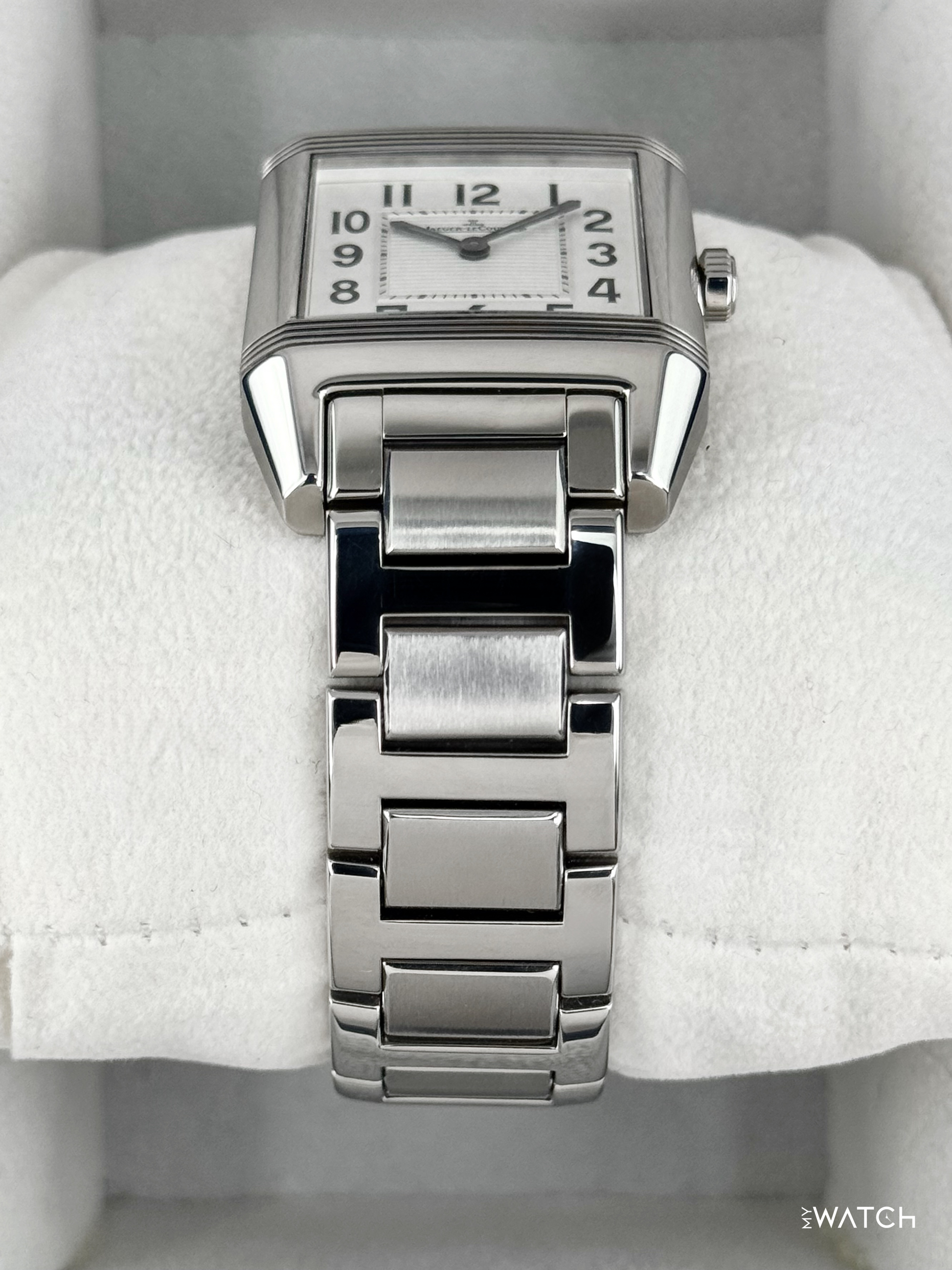 2026 Jaeger-Coultre Reverso Squadra 29mm 234.8.66 Stainless Steel White Dial - MyWatchLLC