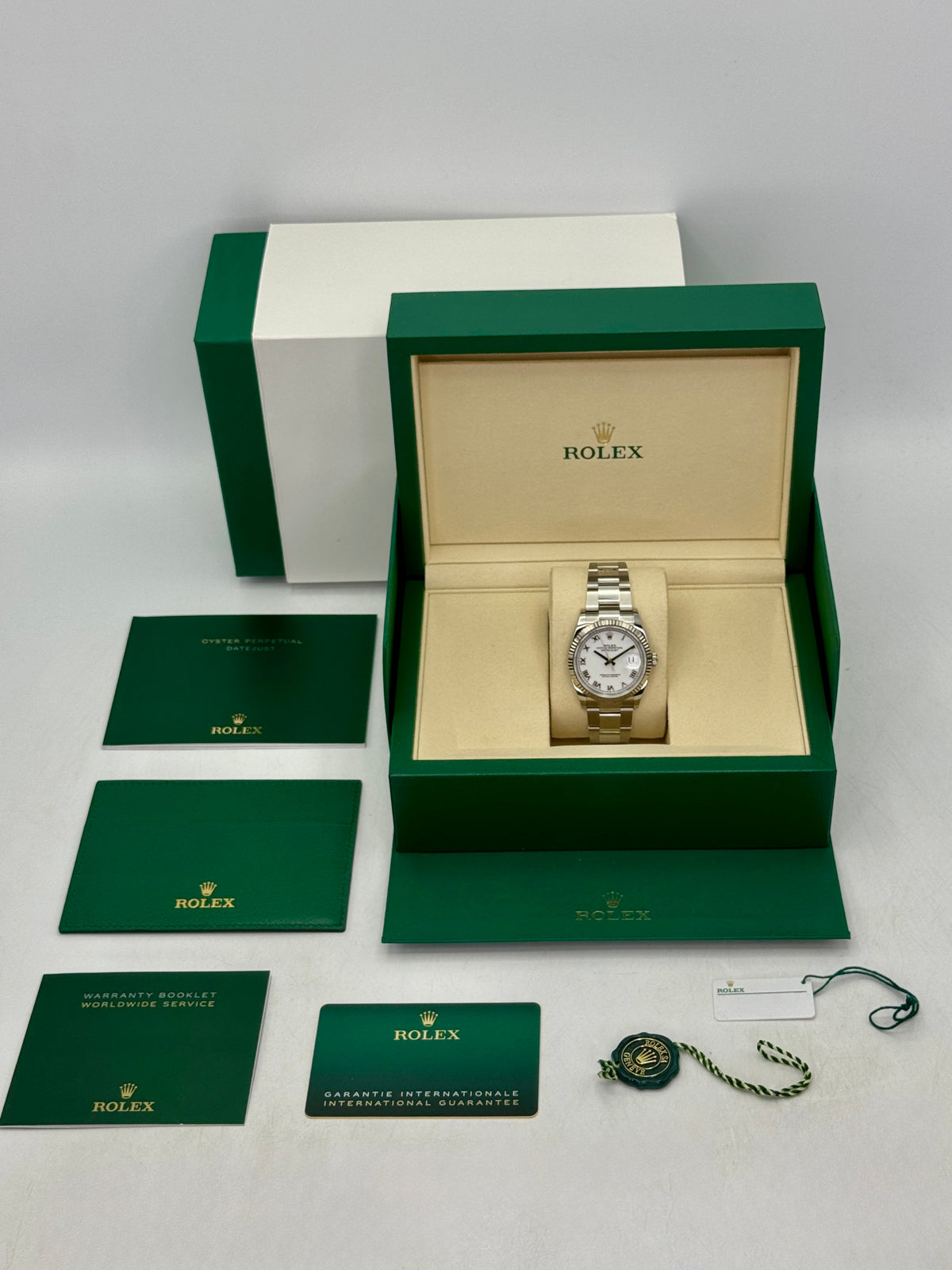 NEW 2026 Rolex Datejust 36mm 126234 Stainless Steel Oyster White Dial