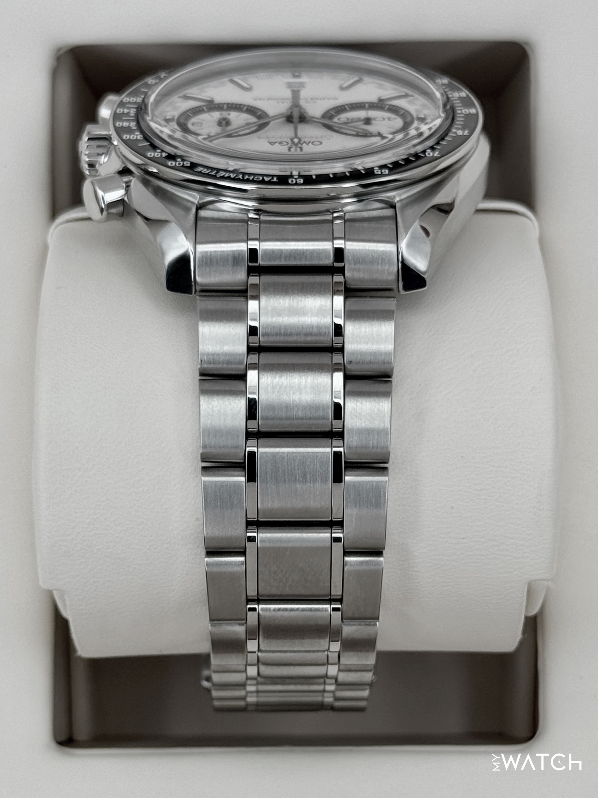 2019 Omega Speeedmaster Racing 44.2mm 329.30.44.51.04.001 White Dial - MyWatchLLC