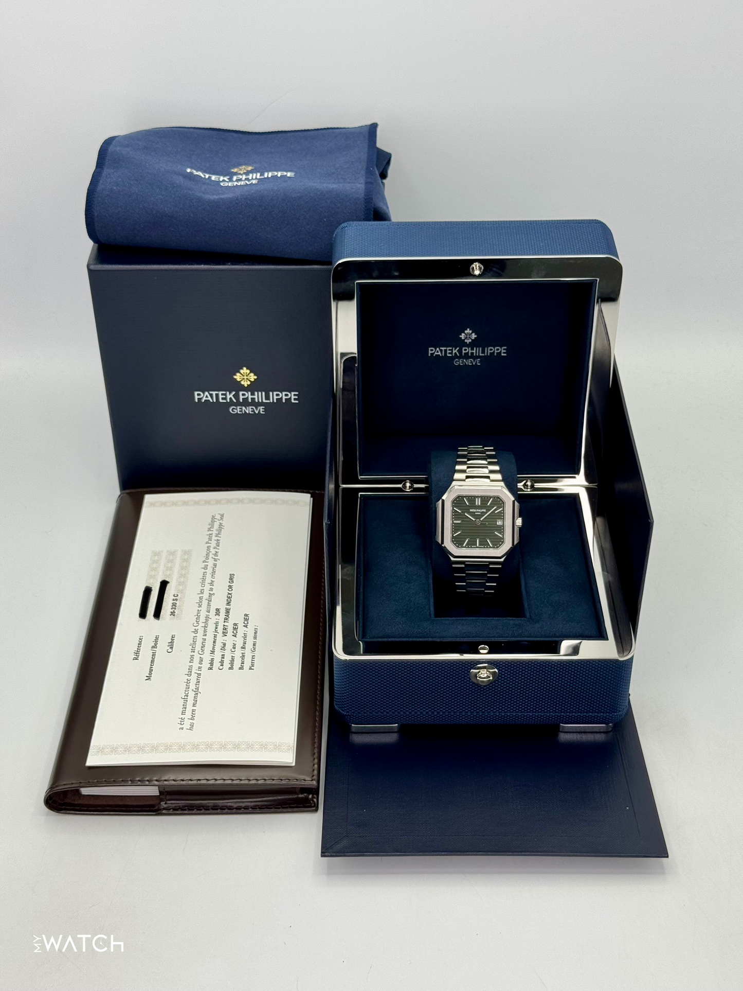 NEW 2025 Patek Philippe Cubitus 45mm 5821 Stainless Steel Green Dial