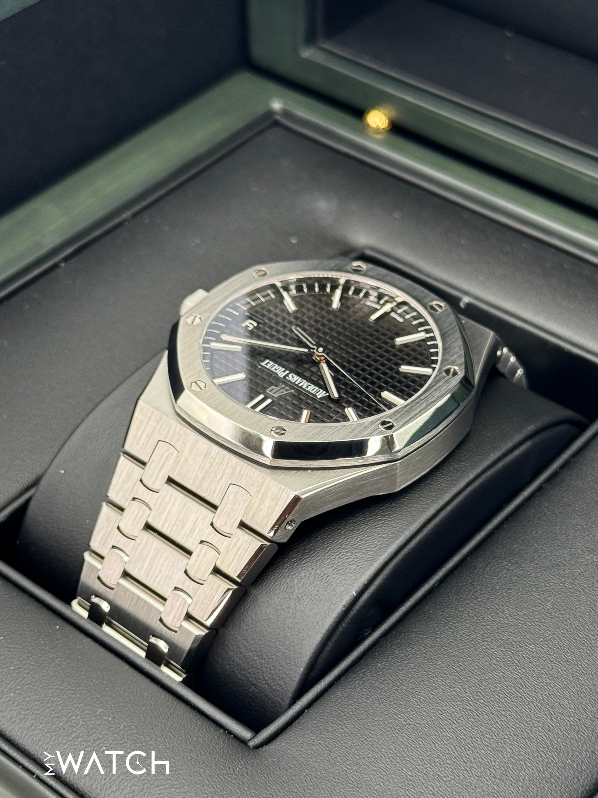 2022 Audemars Piguet Royal Oak 41mm 15500ST Black Dial - MyWatchLLC