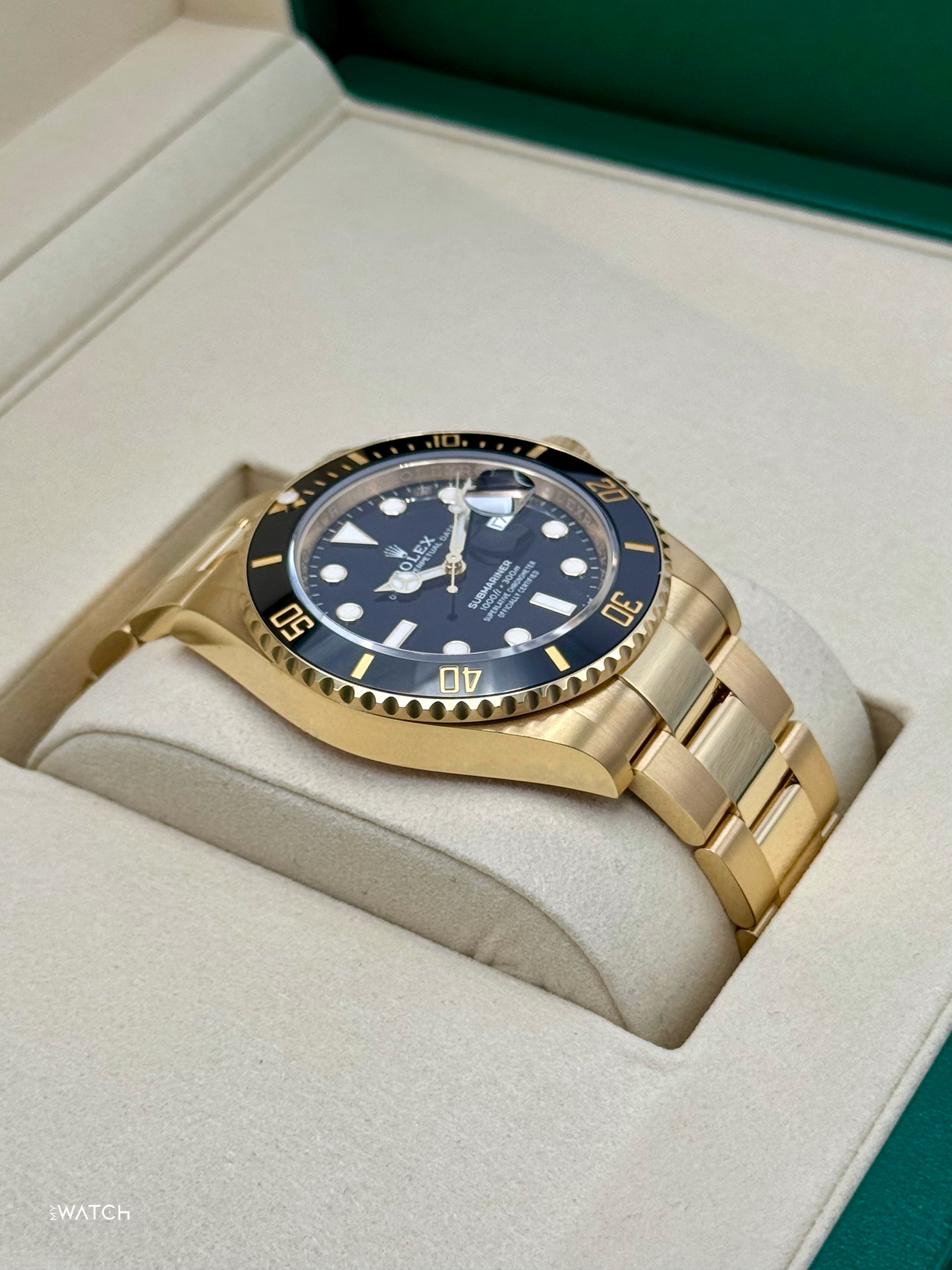 NEW 2025 Rolex Submariner 41mm 126618LN Yellow Gold Black Dial - MyWatchLLC