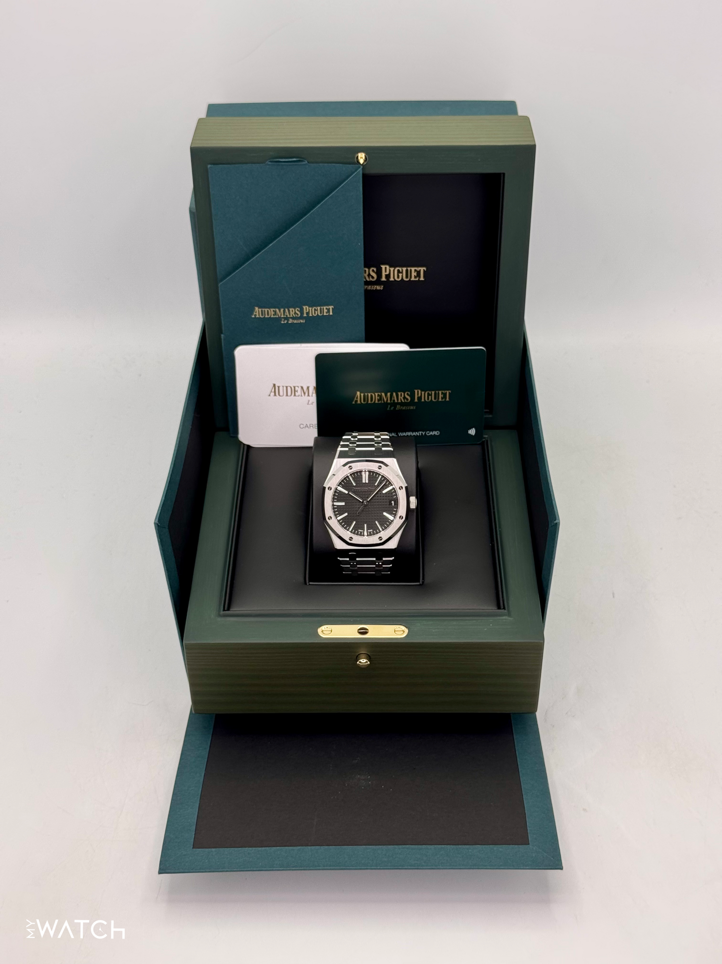 2025 Audemars Piguet Royal Oak 41mm 15510ST Stainless Steel Black Dial - MyWatchLLC