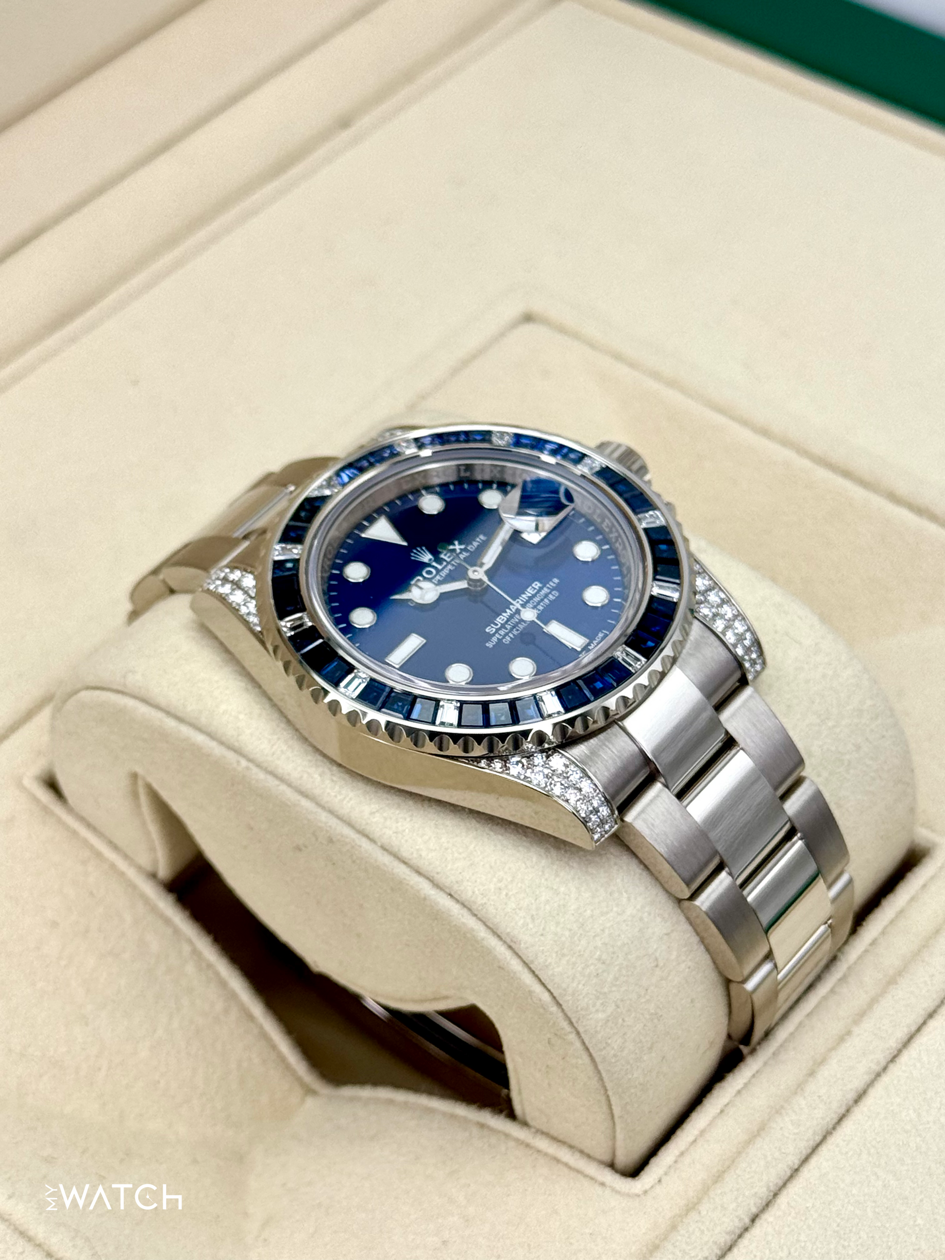 2020 Rolex Submariner 40mm 116659SABR White Gold Blue Dial - MyWatchLLC