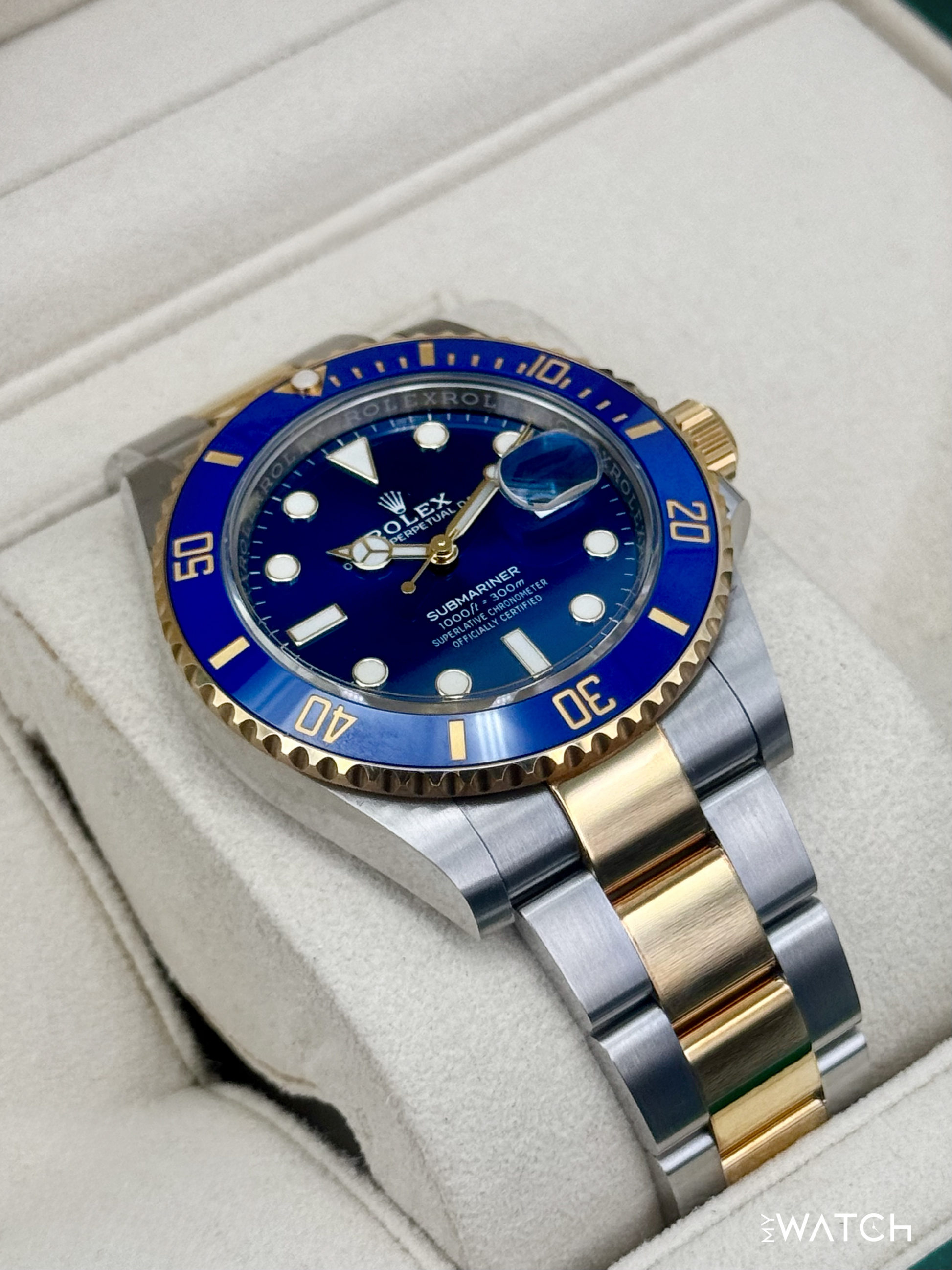 2022 Rolex Submariner "Bluesy" 41mm 126613LB Two-Tone Blue Dial - MyWatchLLC