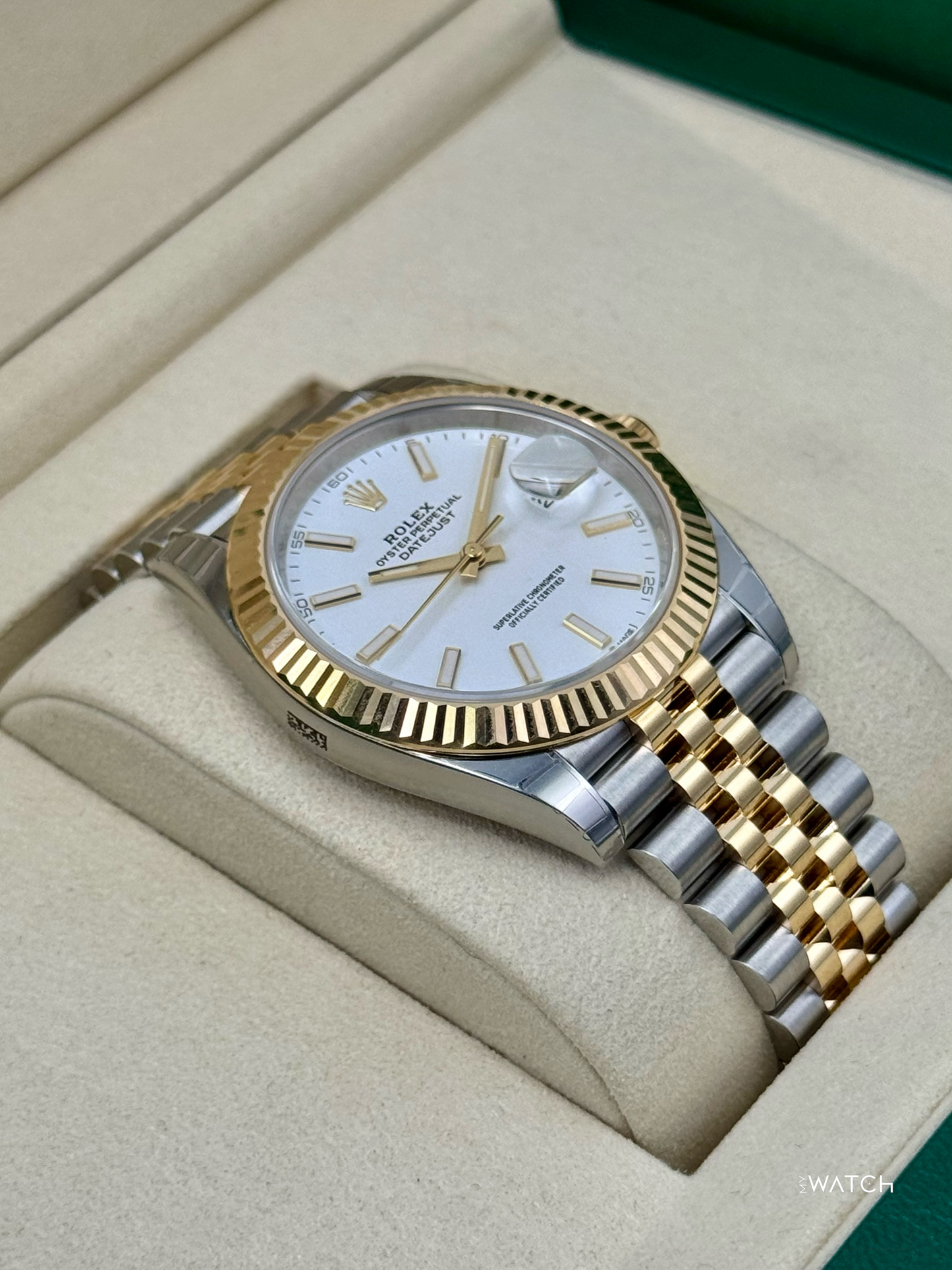 NEW 2025 Rolex Datejust 41mm 126333 Two-Tone Jubilee White Dial (STICKERED)
