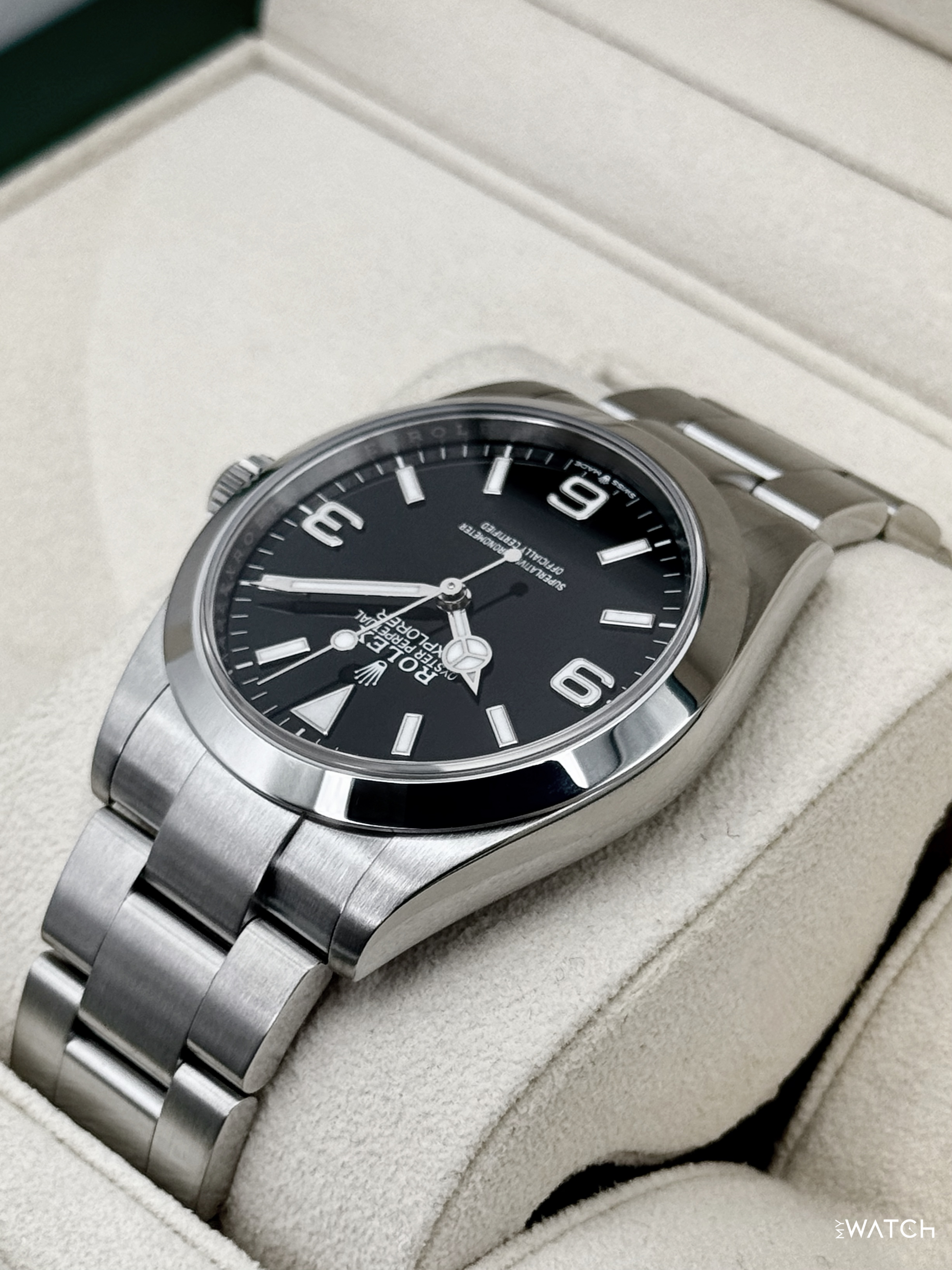2023 Rolex Explorer 40mm 224270 Stainless Steel Black Dial - MyWatchLLC