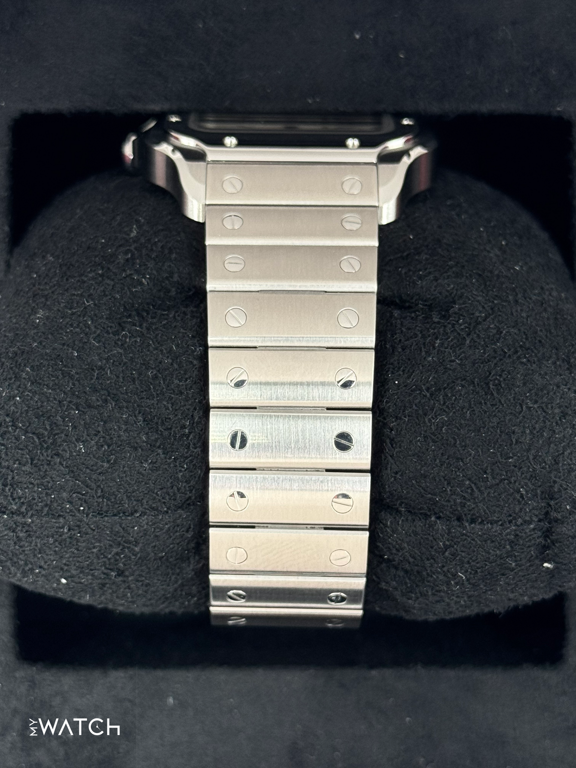 2023 Santos De Cartier 39.8mm WSSA0018 Stainless Steel White Dial - MyWatchLLC