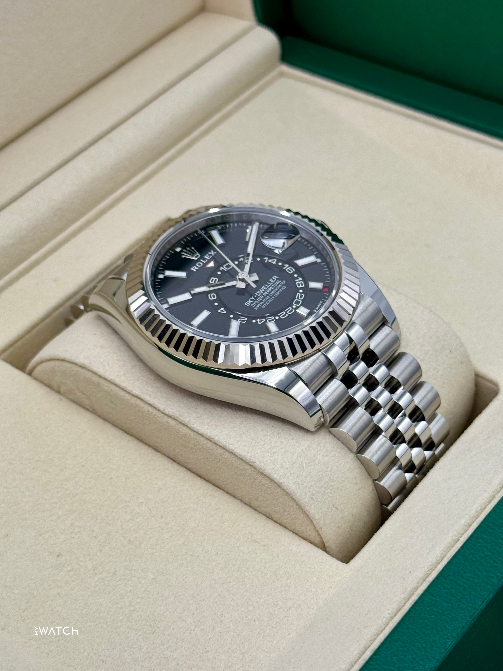 NEW 2025 Rolex Sky-Dweller 42mm 336934 Jubilee Black Dial - MyWatchLLC