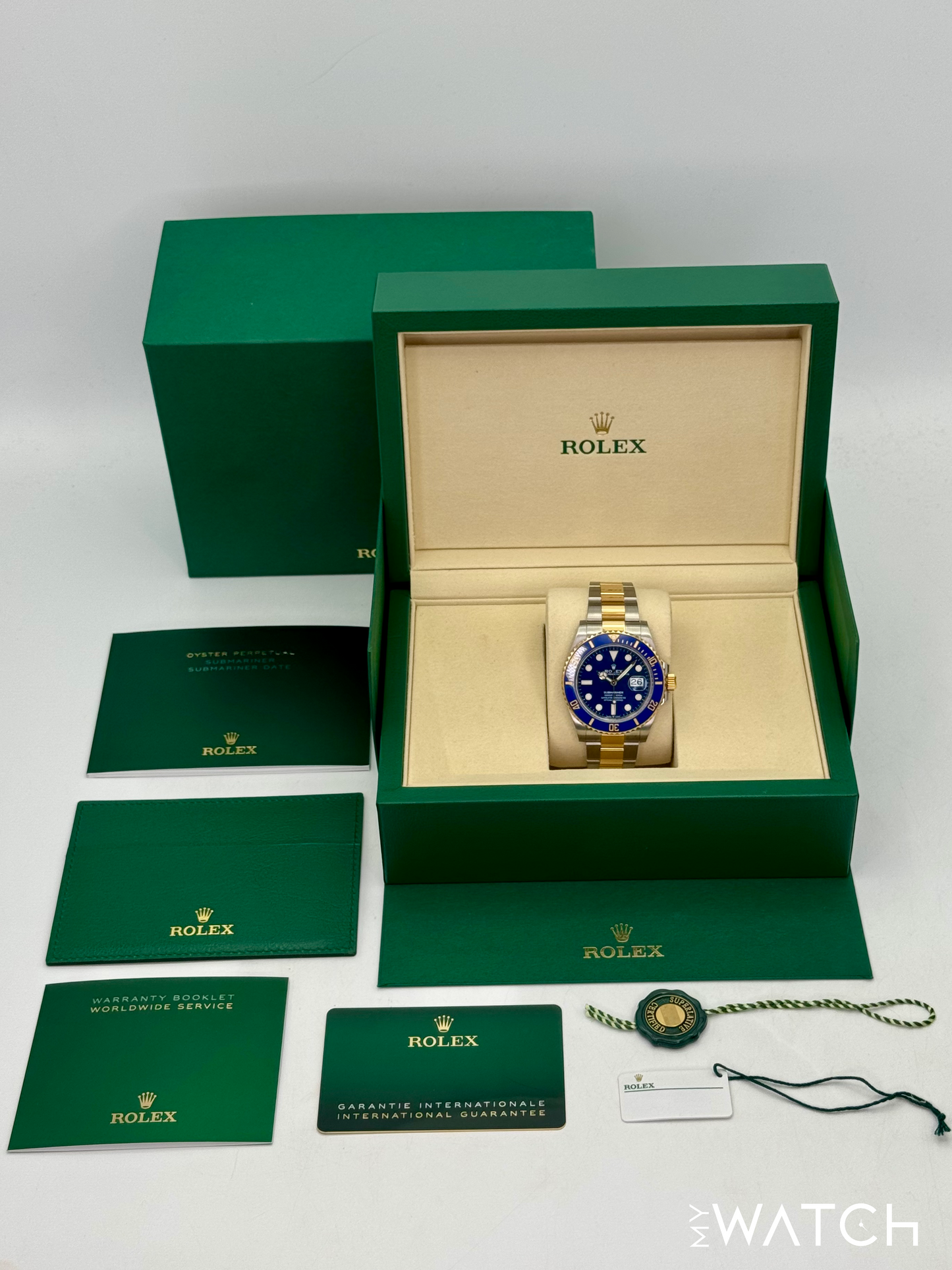 2025 Rolex Submariner "Bluesy" 41mm 126613LB Two-Tone Blue Dial