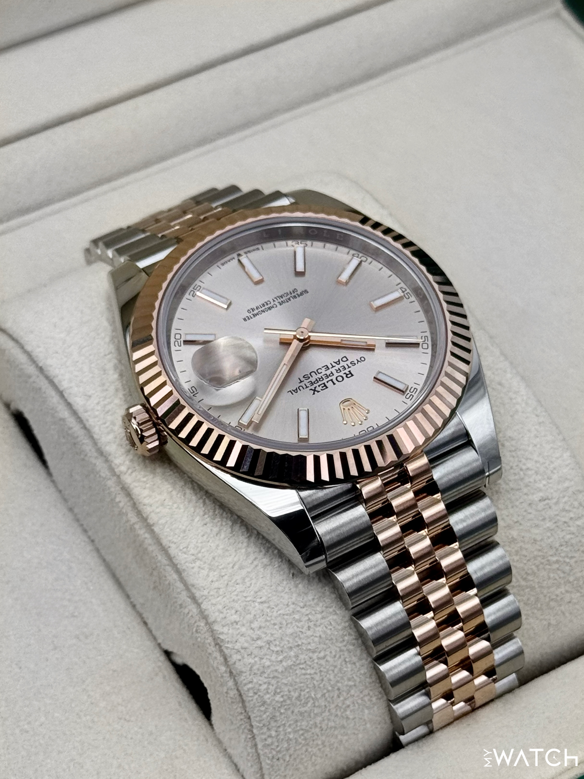 NEW 2025 Rolex Datejust 41mm 126331 Two-Tone Jubilee Sundust Dial - MyWatchLLC