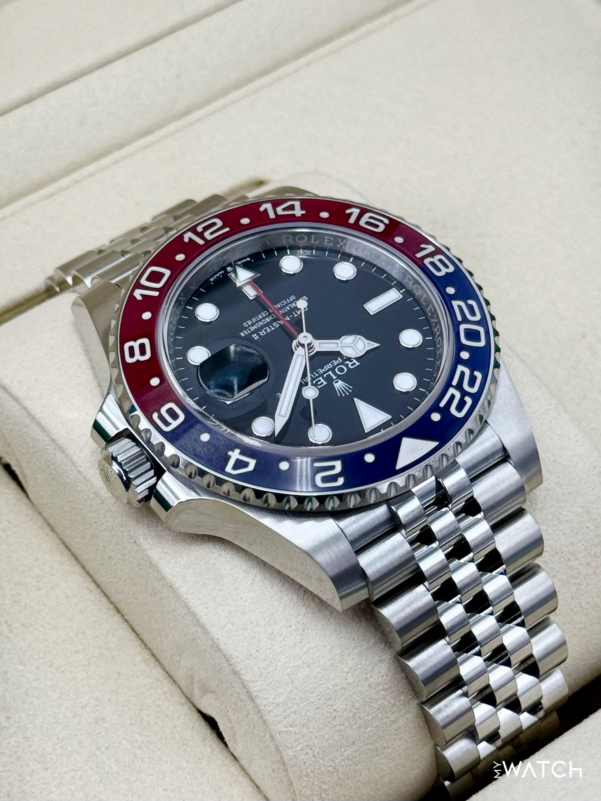 NEW 2026 Rolex GMT-Master II "Pepsi" 40mm 126710BLRO Jubilee - MyWatchLLC