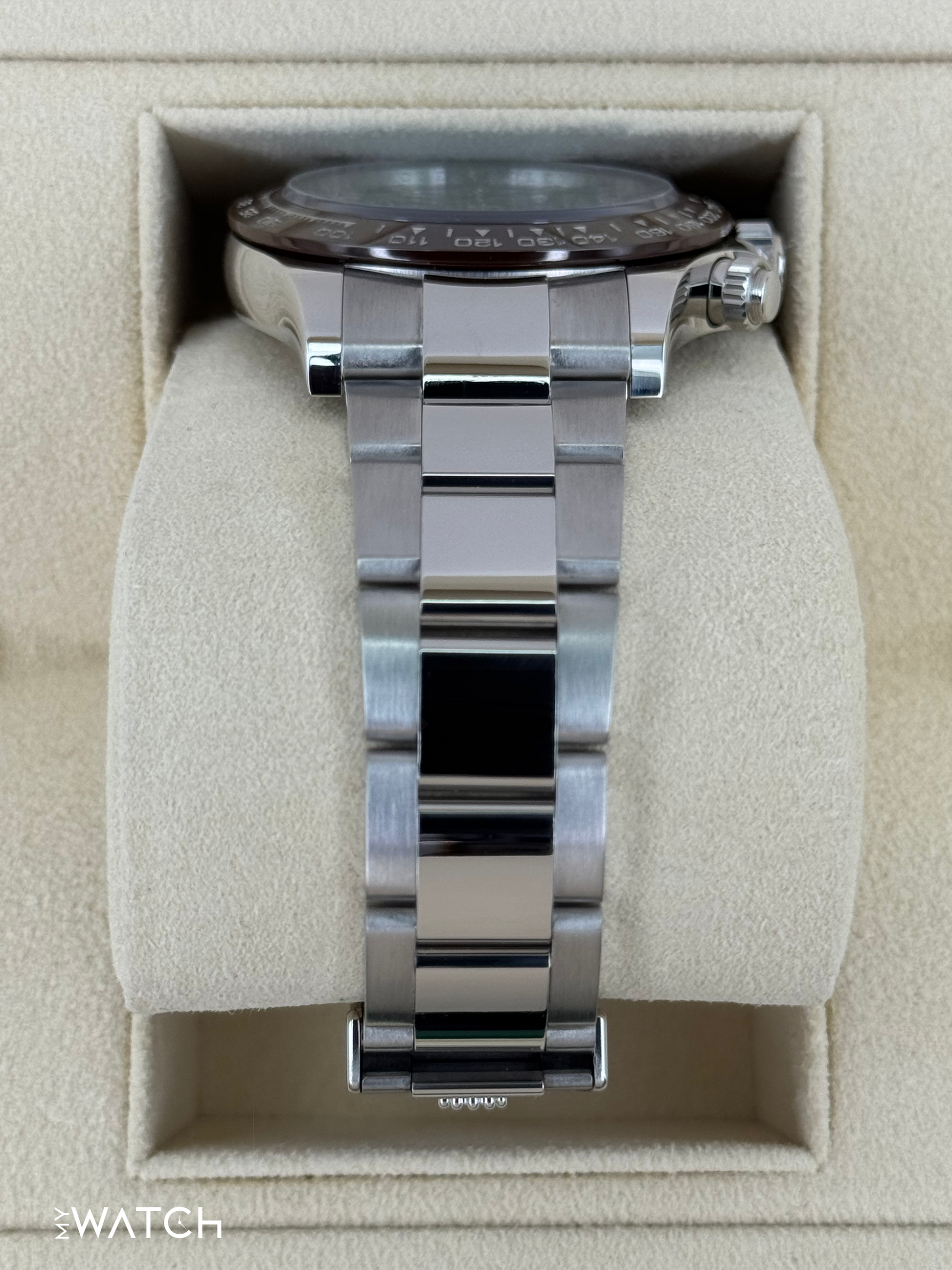 2022 Rolex Daytona 40mm 116506 Platinum Ice Blue Diamond Baguette Dial - MyWatchLLC