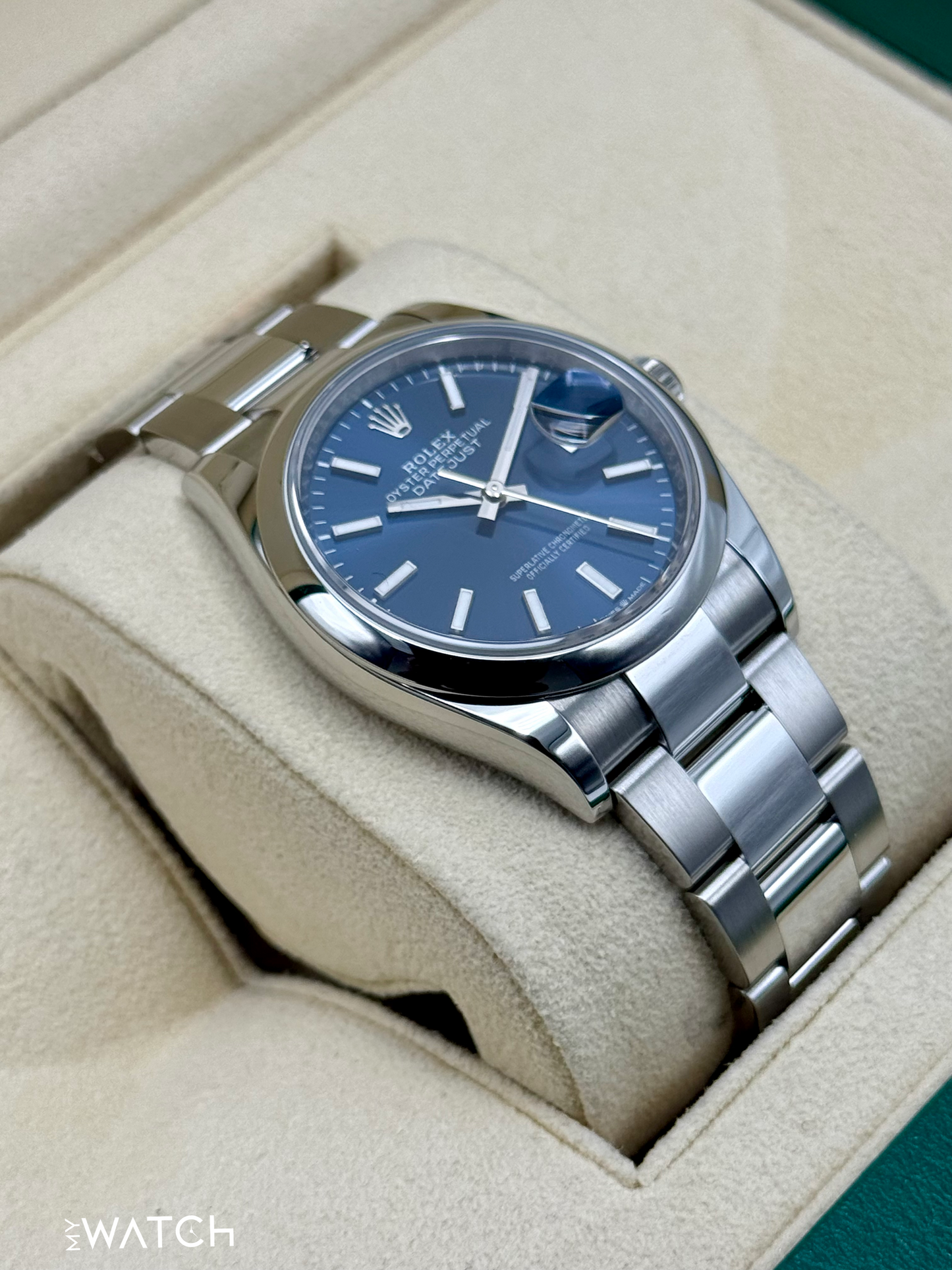 2024 Rolex Datejust 36mm 126200 Oyster Blue Dial
