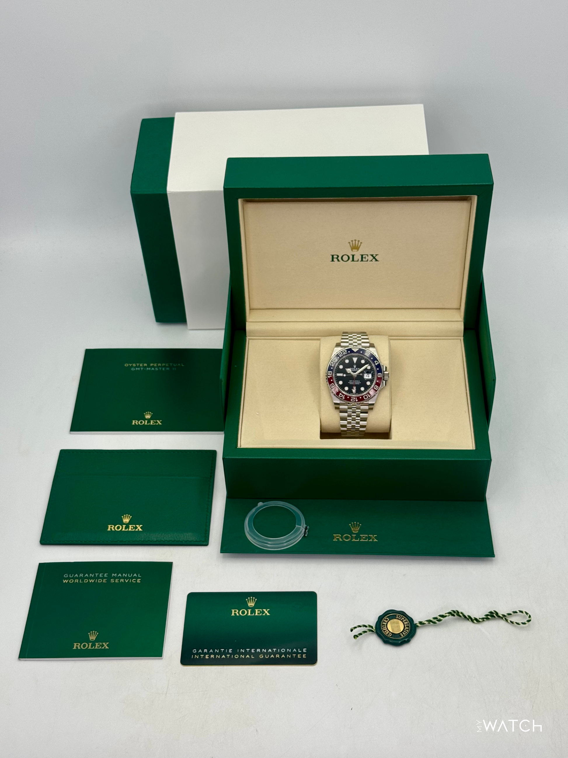 NEW 2026 Rolex GMT-Master II "Pepsi" 40mm 126710BLRO Jubilee (STICKERED) - MyWatchLLC
