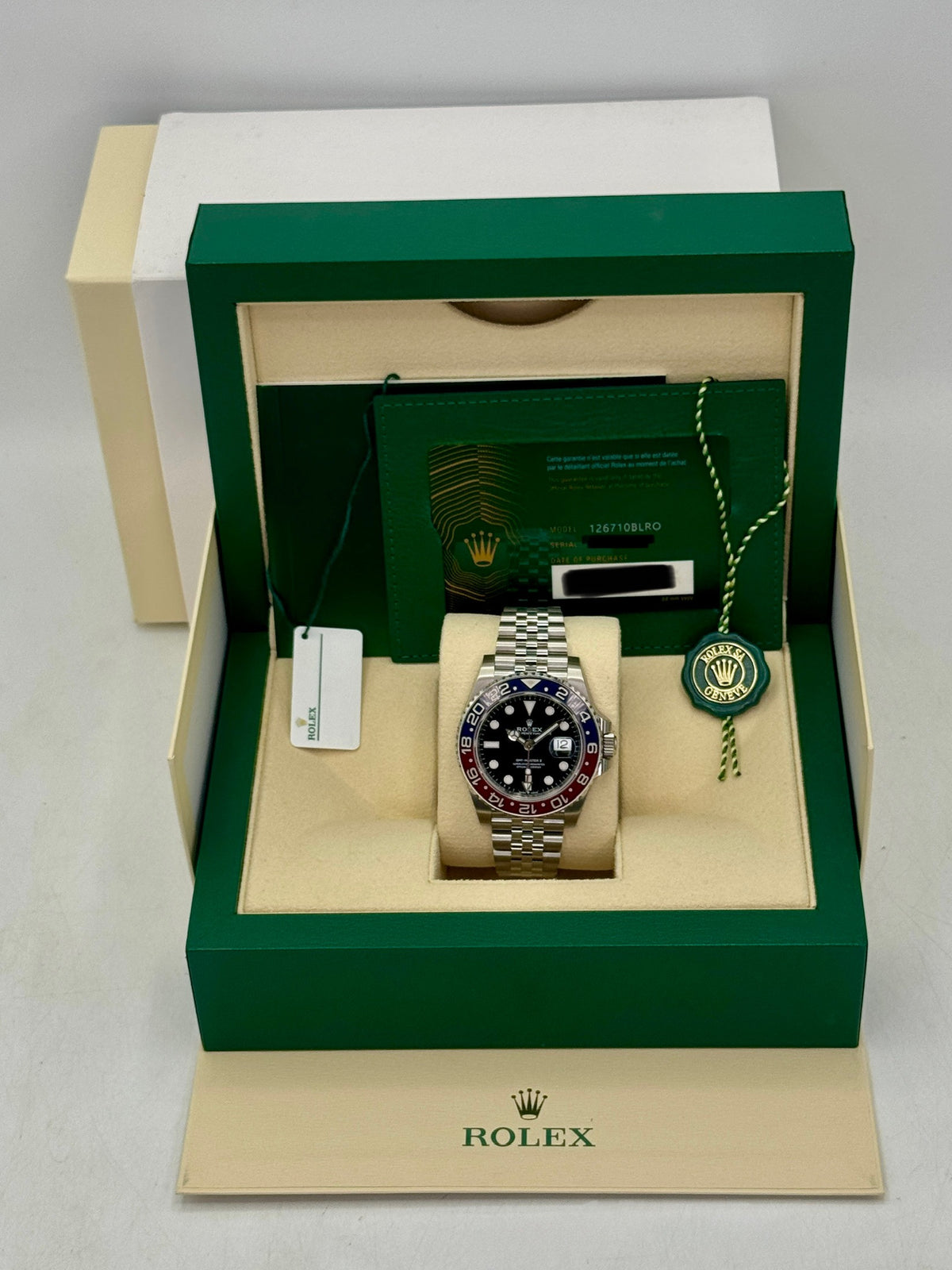 NEW 2024 Rolex GMT-Master II "Pepsi" 40mm 126710BLRO Jubilee (STICKERED) - MyWatchLLC