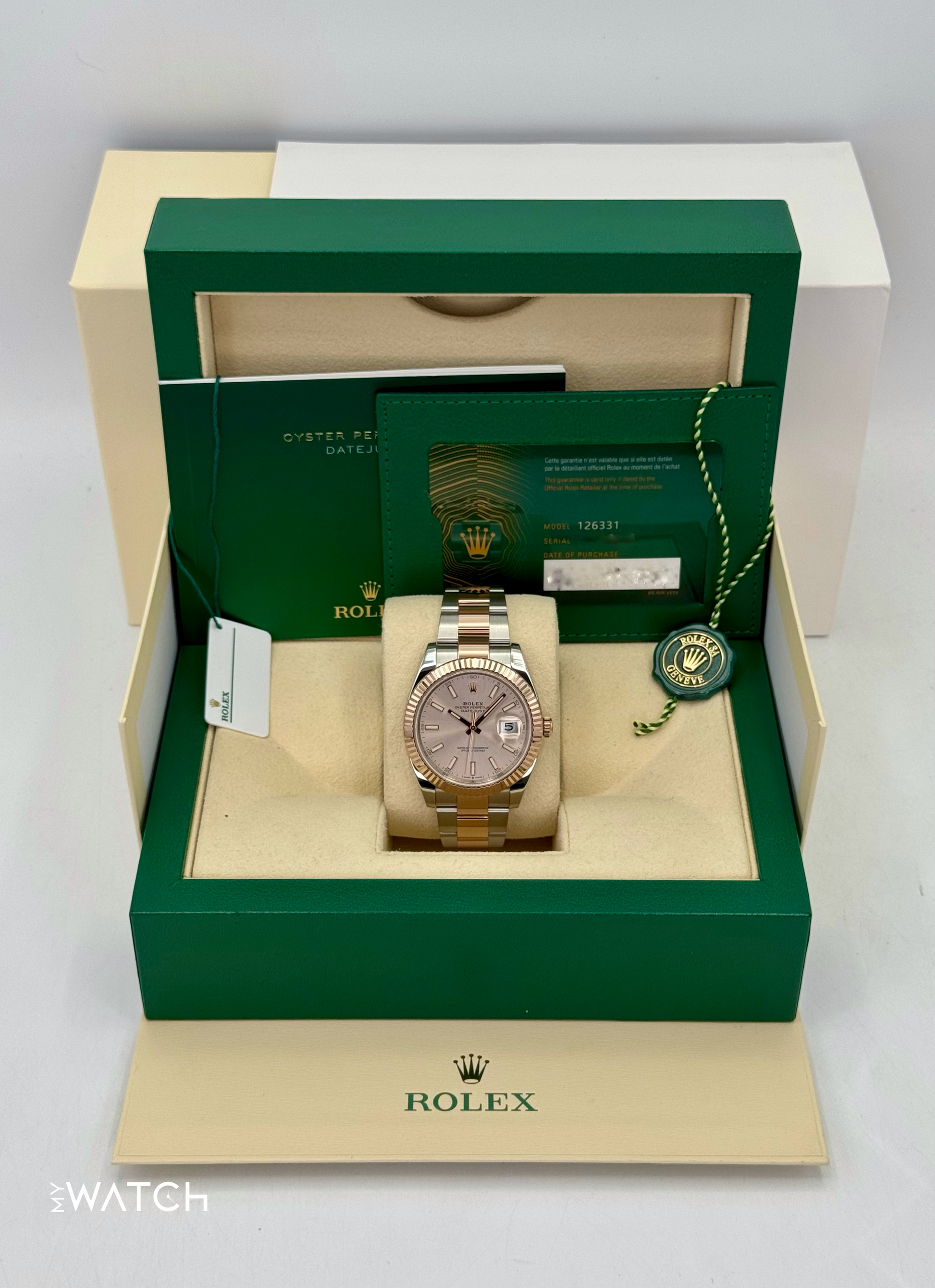 2023 Rolex Datejust 41mm 126331 Two-Tone Oyster Sundust Dial - MyWatchLLC