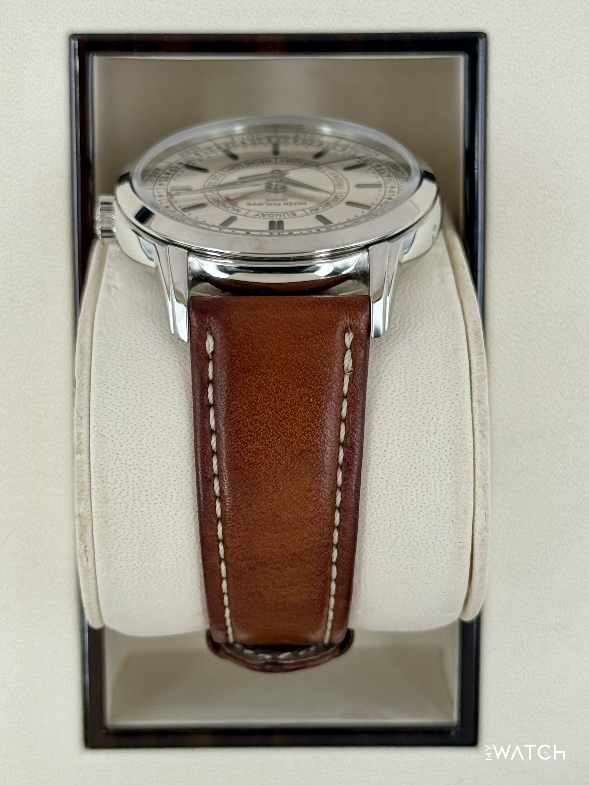 2020 Patek Philippe Calatrava Weekly Calendar 40mm 5212A Stainless Steel White Dial - MyWatchLLC