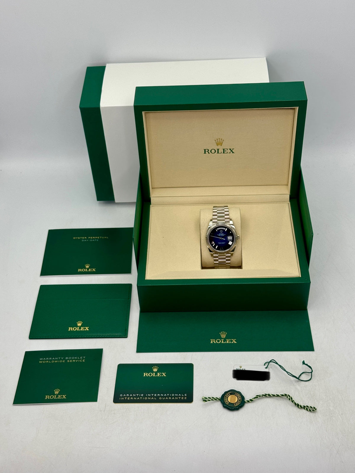 NEW 2026 Rolex Day-Date 40mm 228239 Presidential Blue Ombre Dial