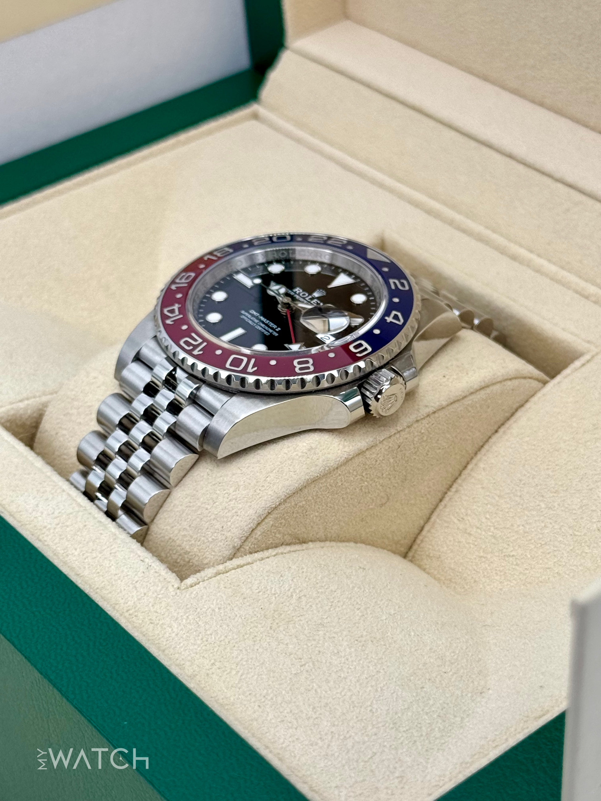 2024 Rolex GMT-Master II "Pepsi" 40mm 126710BLRO Jubilee - MyWatchLLC