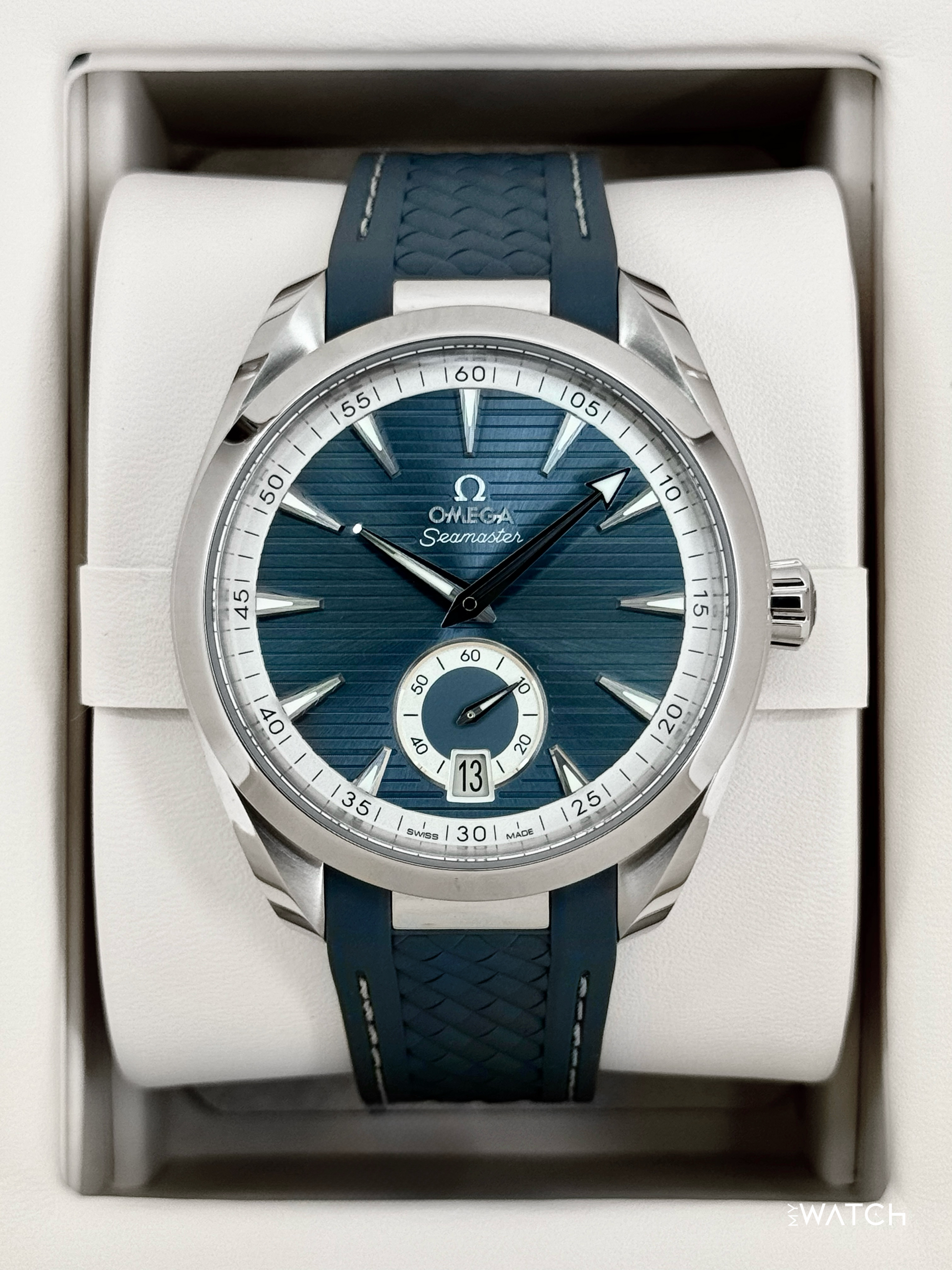 2025 Omega Seamaster Aqua Terra 41mm 220.12.41.21.03.005 Blue Dial - MyWatchLLC