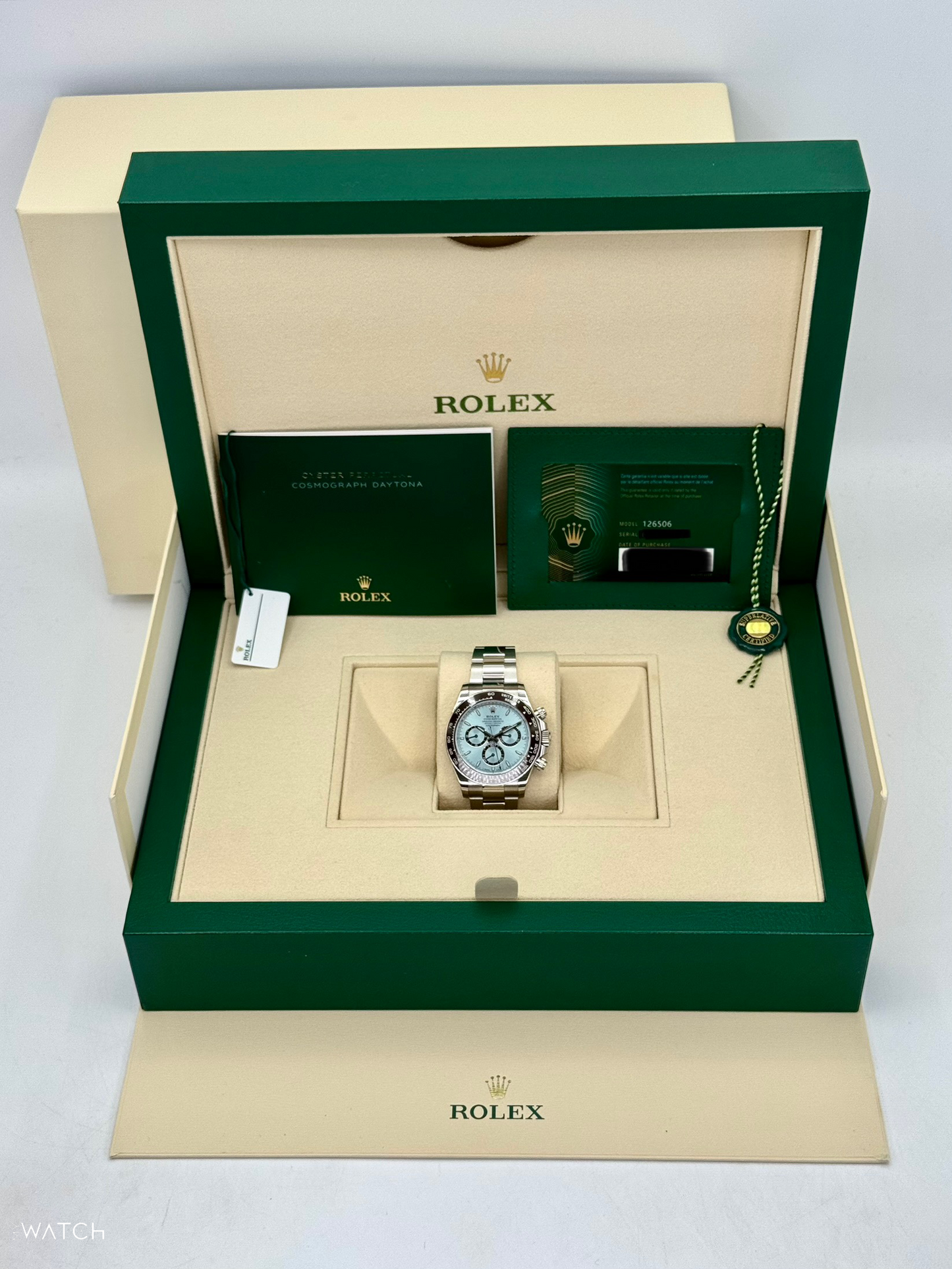 2023 Rolex Daytona 40mm 126506 Platinum Ice Blue Dial
