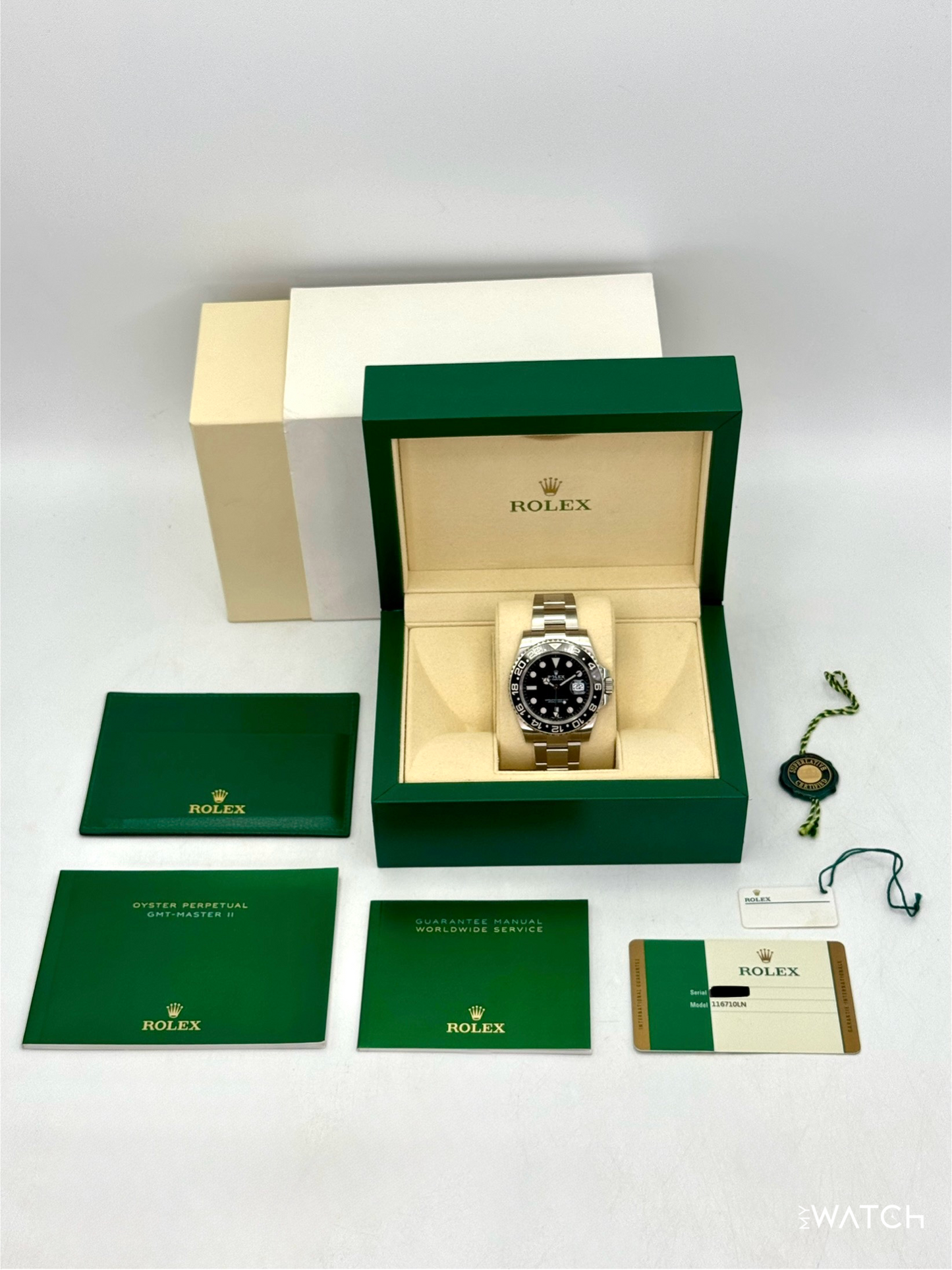 2018 Rolex GMT-Master II 40mm 116710LN Stainless Steel Black Dial - MyWatchLLC