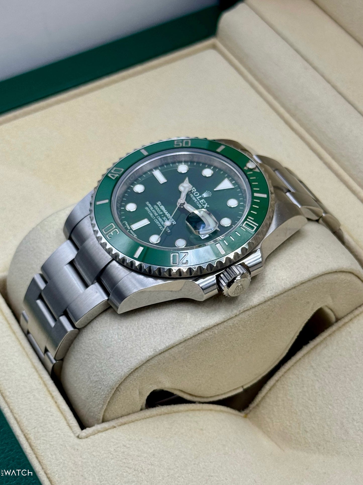 2019 Rolex Submariner “Hulk” 40mm 116610LV Green Dial - MyWatchLLC