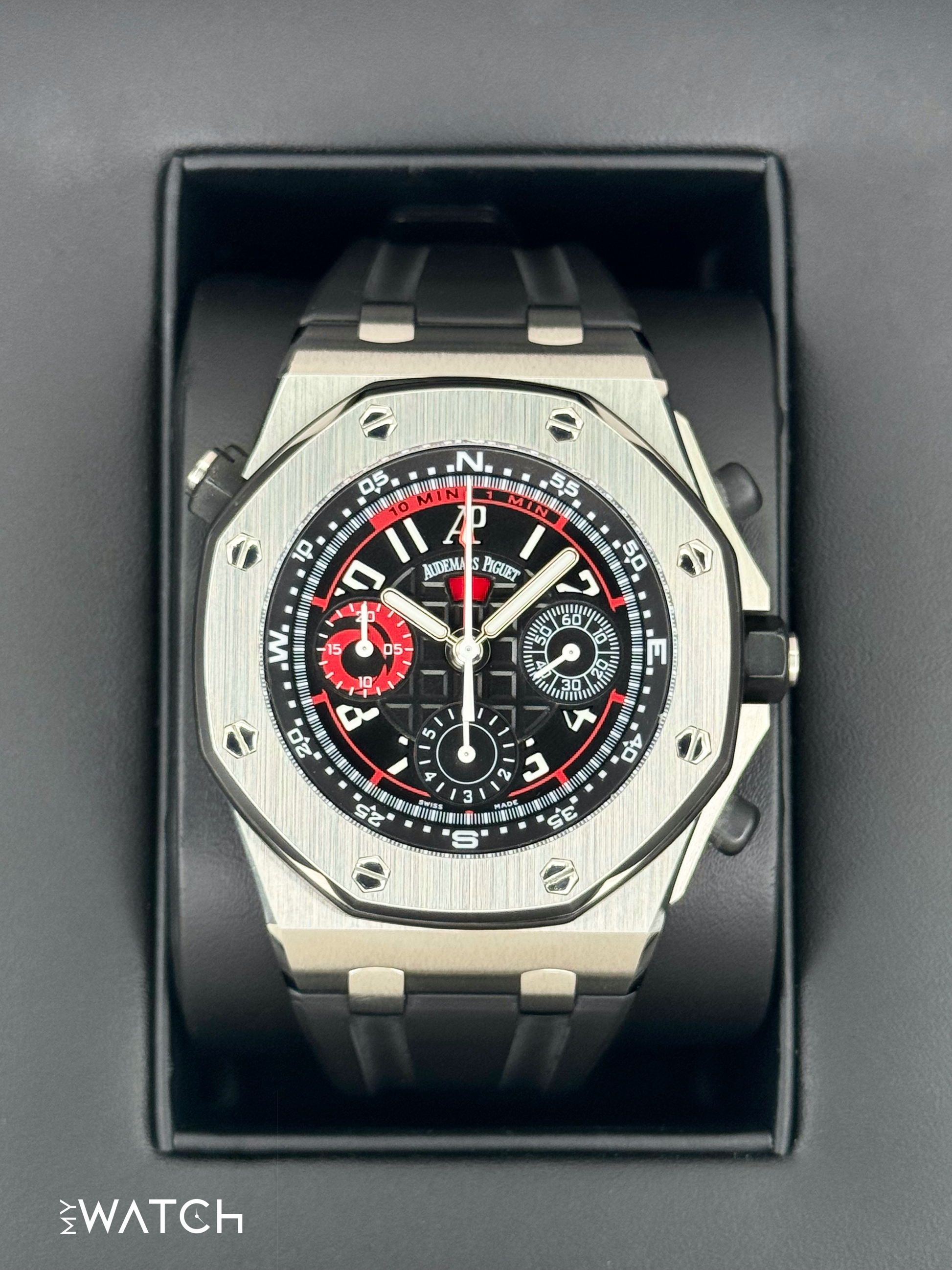 Audemars Piguet Royal Oak Offshore 44mm 26040ST Black Dial - MyWatchLLC