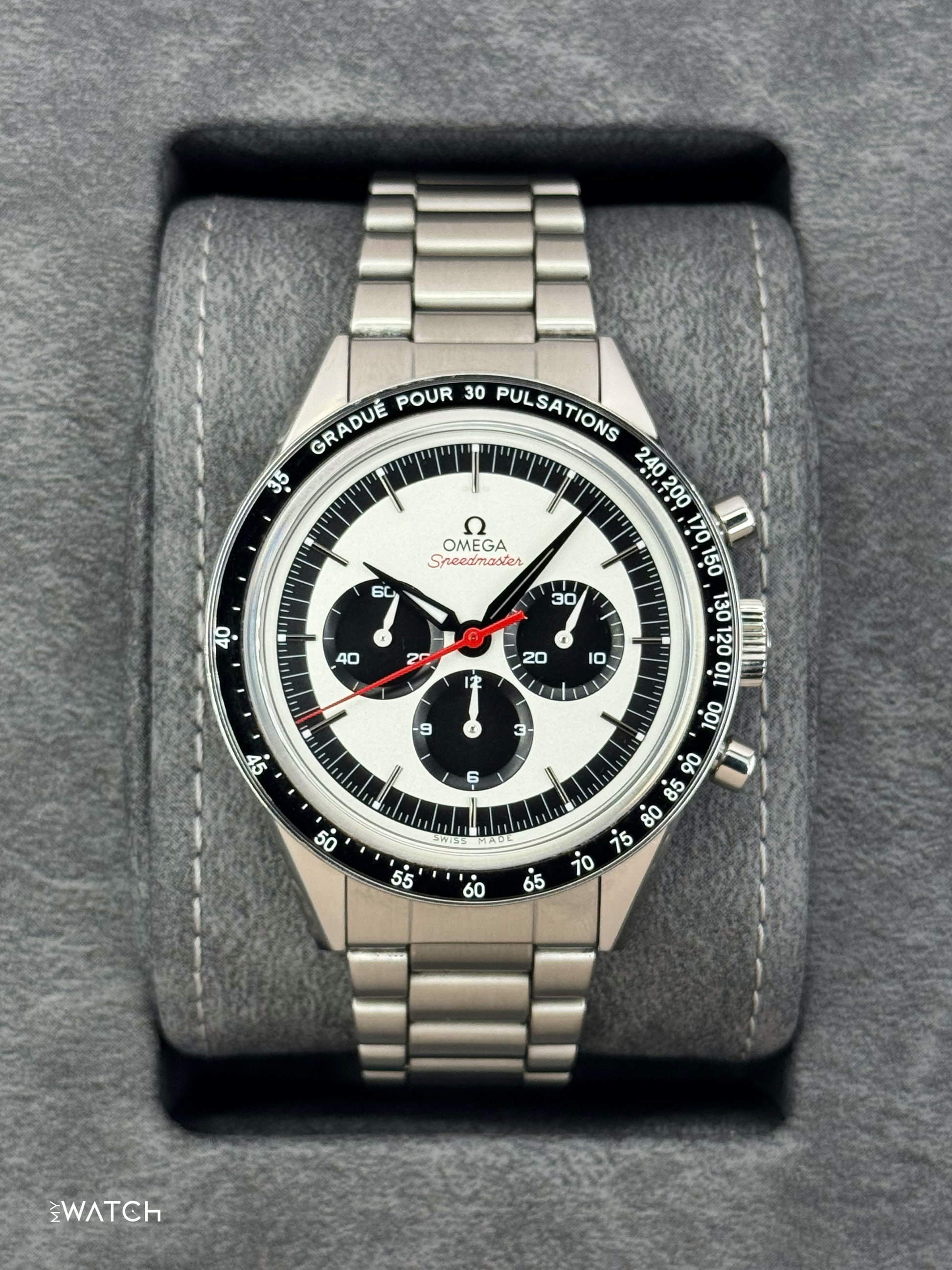 2018 Omega Speedmaster Moonwatch 311.32.40.30.02.001 39mm Silver Dial - MyWatchLLC