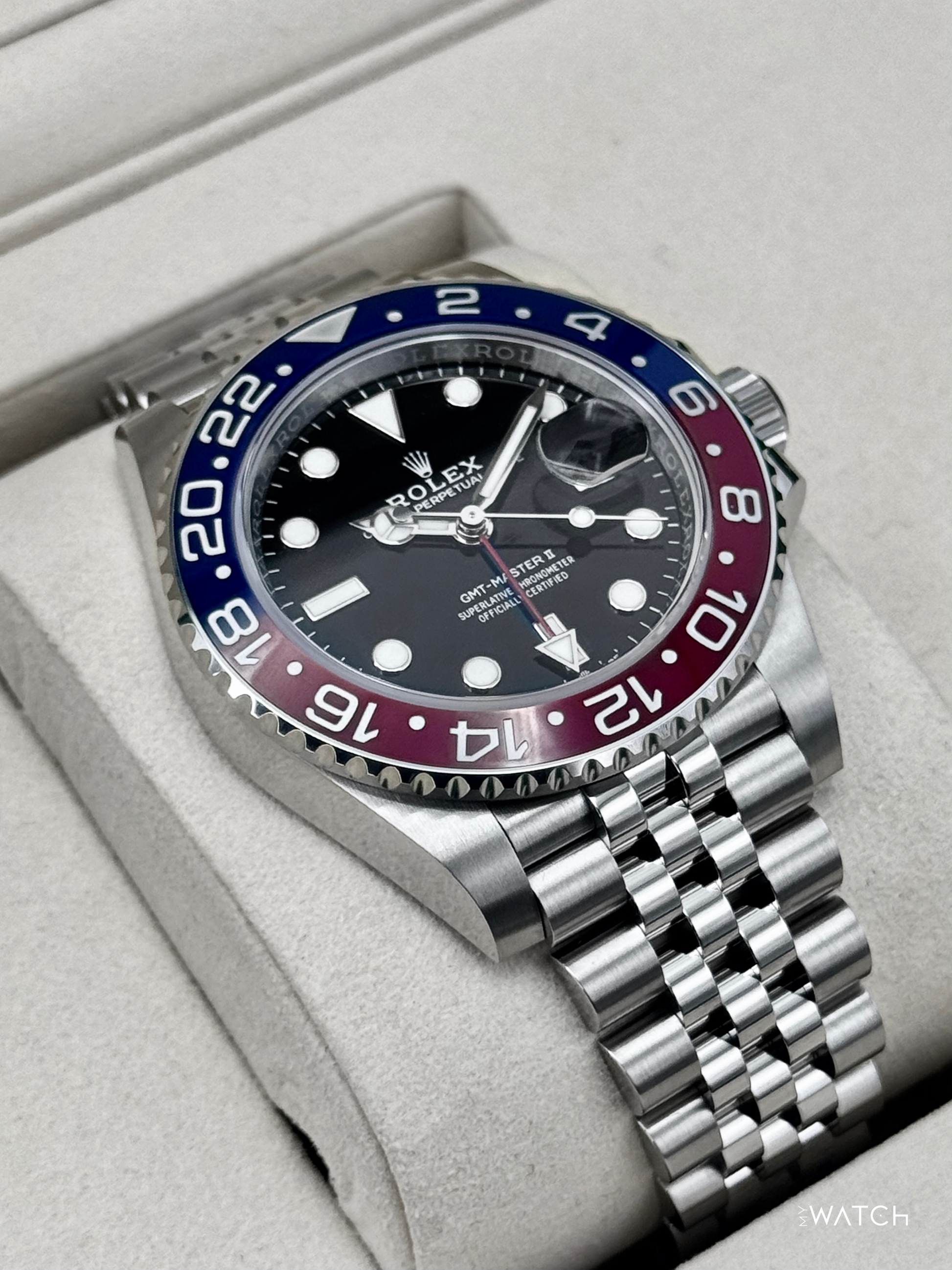 NEW 2026 Rolex GMT-Master II "Pepsi" 40mm 126710BLRO Jubilee (STICKERED) - MyWatchLLC