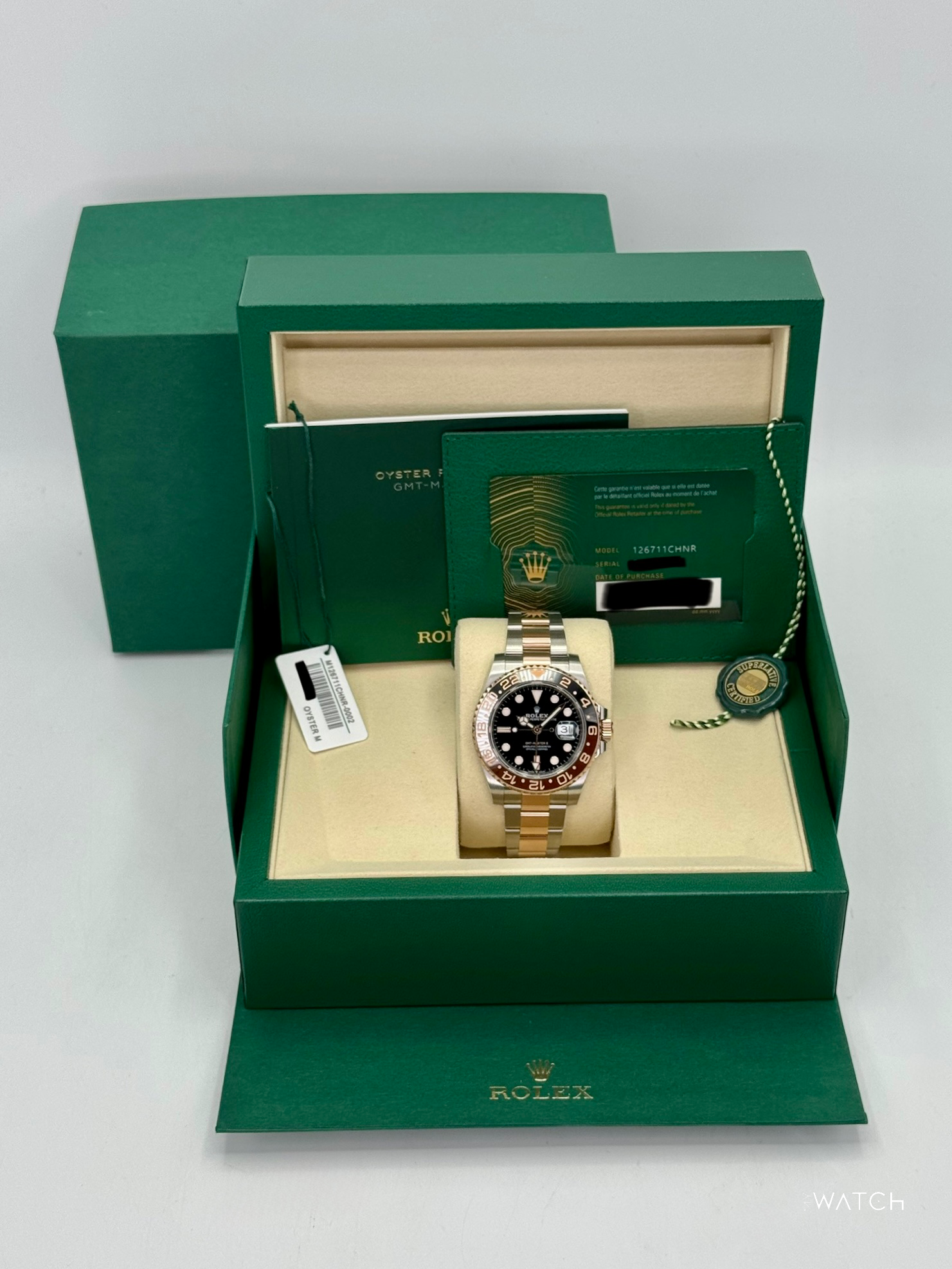 2025 Rolex GMT-Master II "Rootbeer" 40mm 126711CHNR Two-Tone - MyWatchLLC