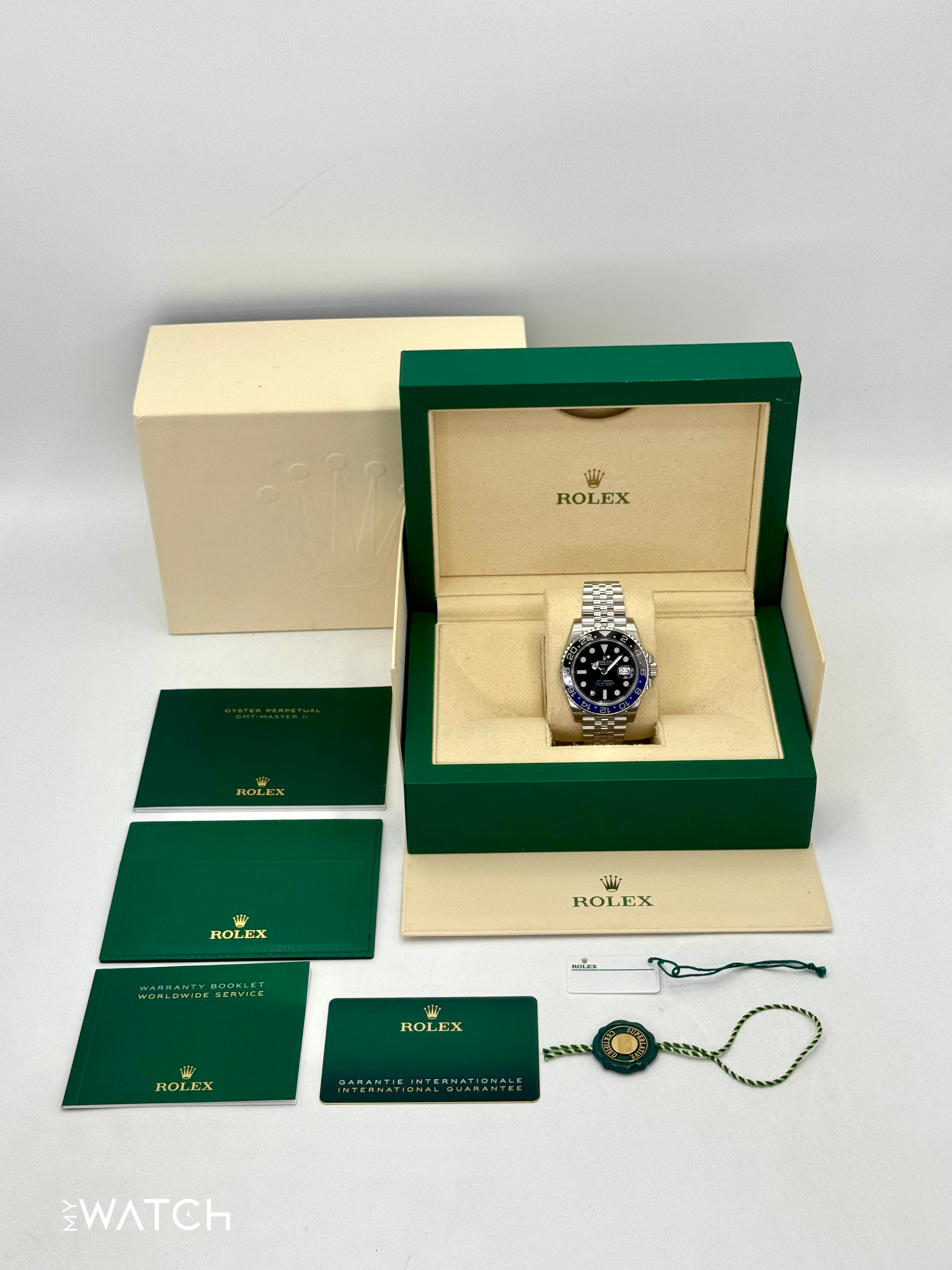 2022 Rolex GMT-Master II "Batgirl" 40mm 126710BLNR Jubilee - MyWatchLLC