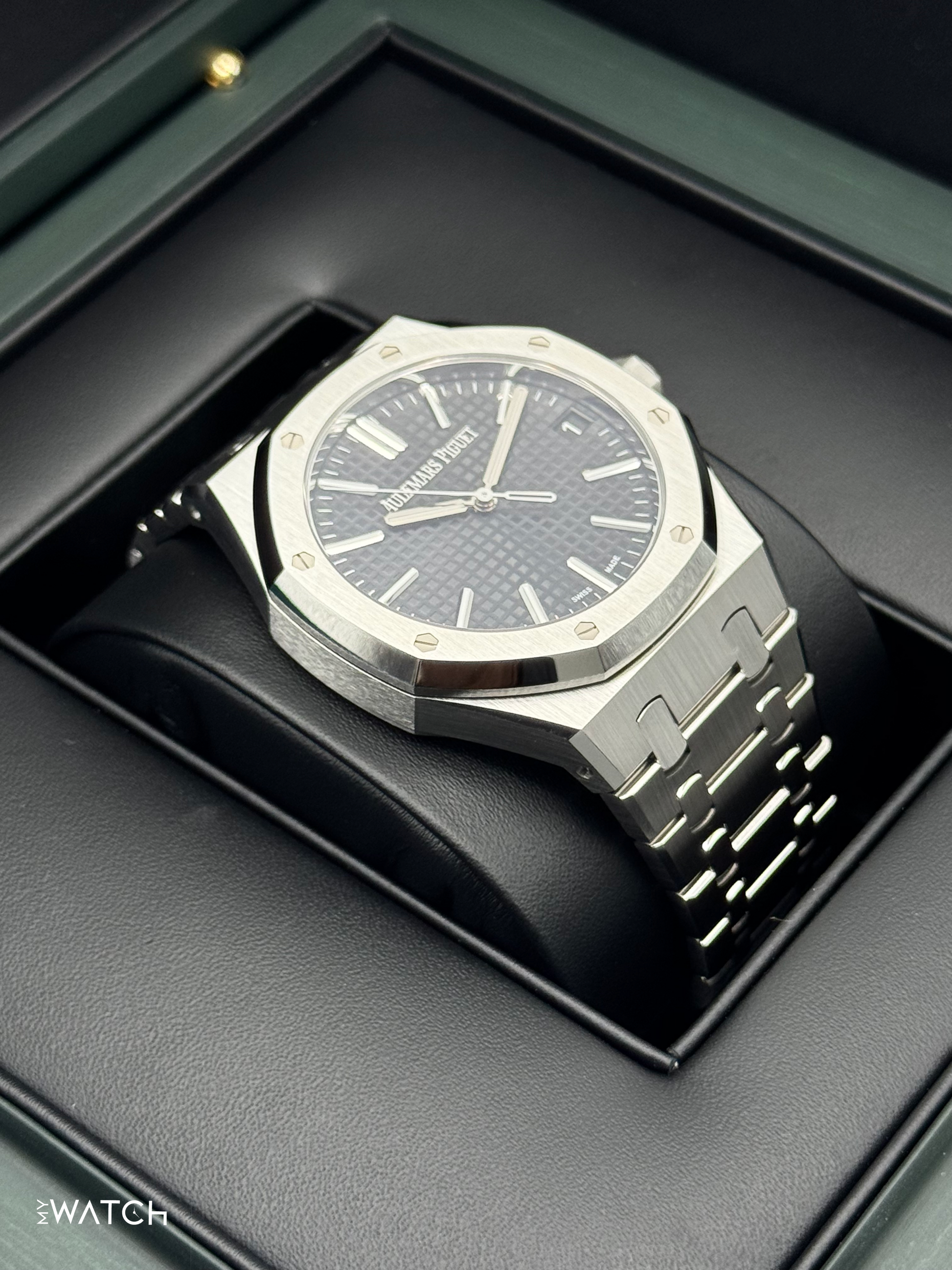 2025 Audemars Piguet Royal Oak 41mm 15510ST Stainless Steel Black Dial - MyWatchLLC