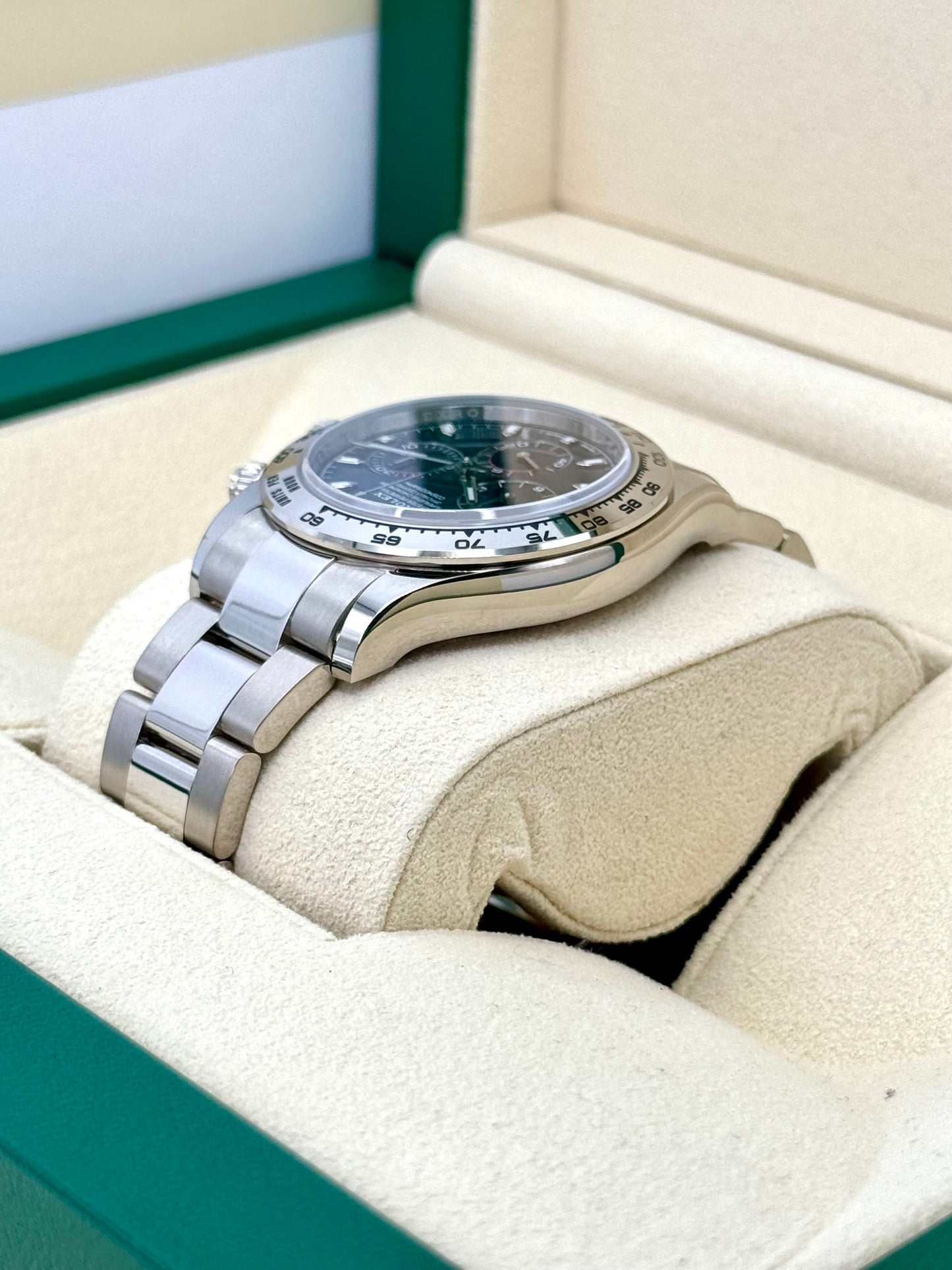 2022 Rolex Daytona 40mm 116509 White Gold Blue Dial - MyWatchLLC