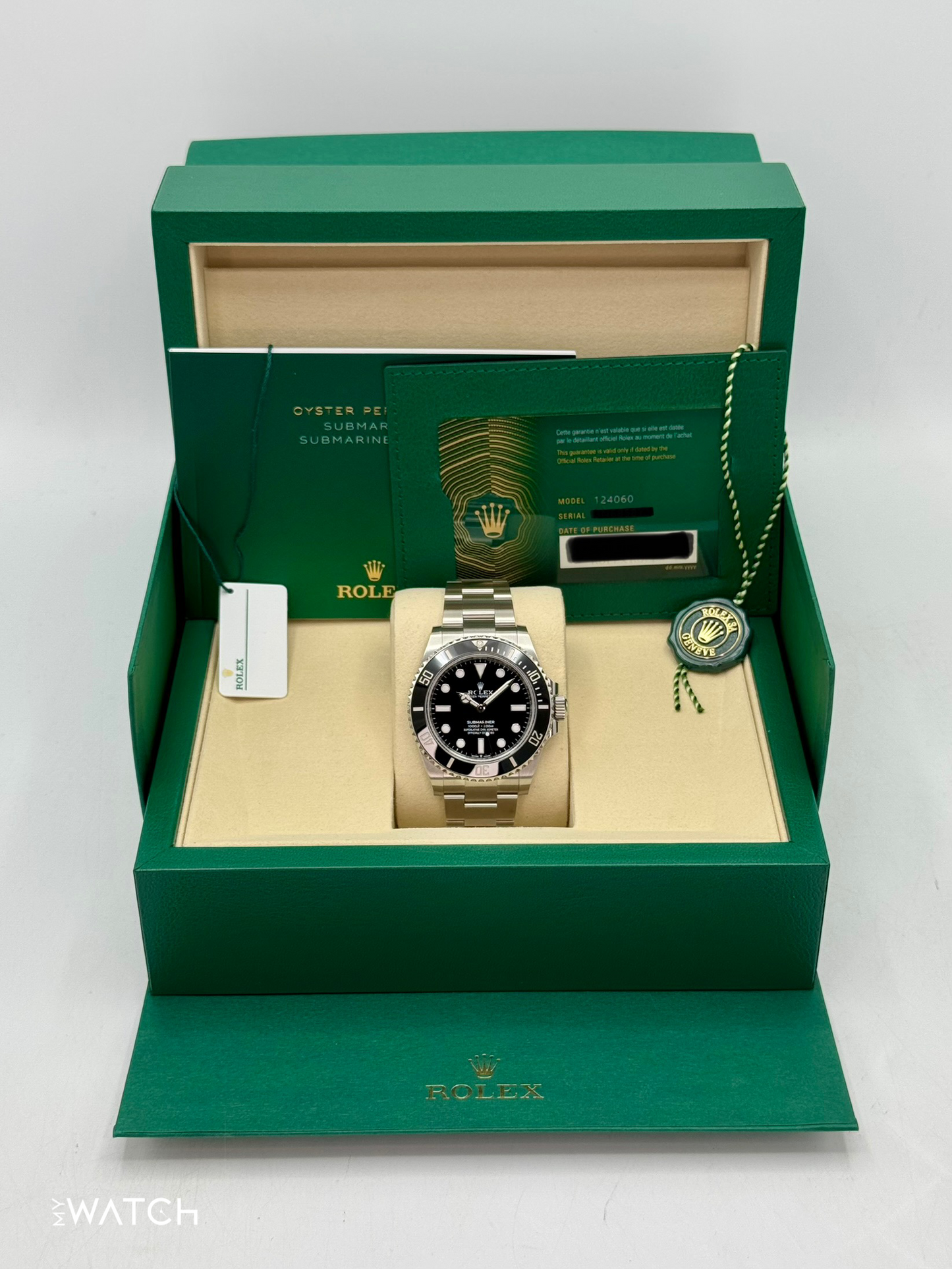 NEW 2025 Rolex Submariner 41mm 124060 Stainless Steel Black Dial