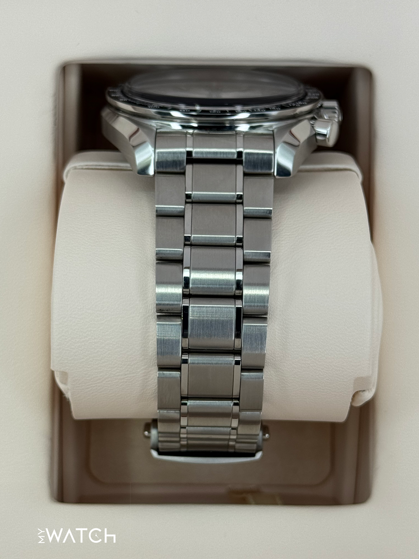 NEW 2025 Omega Speeedmaster Racing 44.2mm 329.30.44.51.04.001 White Dial