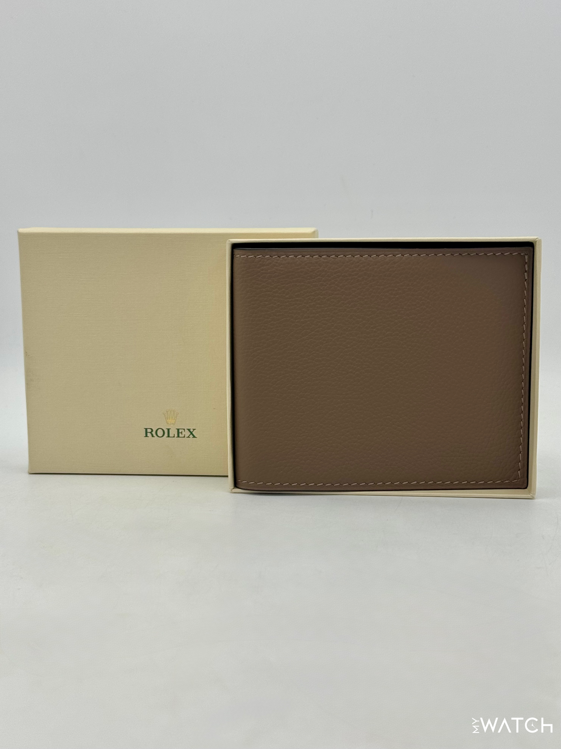 Rolex Men's Leather Wallet - MyWatchLLC