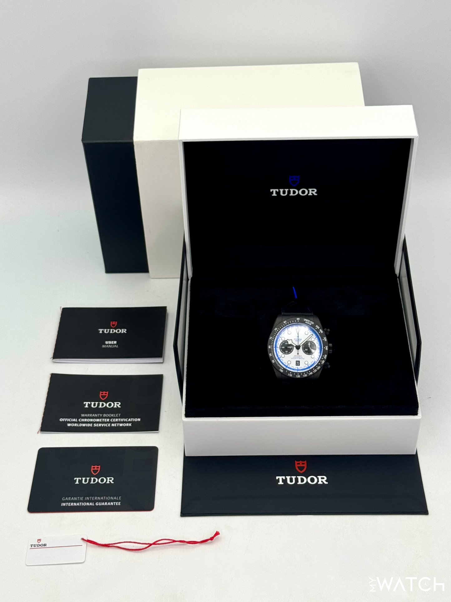 NEW 2025 Tudor Black Bay 25 42mm 79377KN Black Carbon White Dial