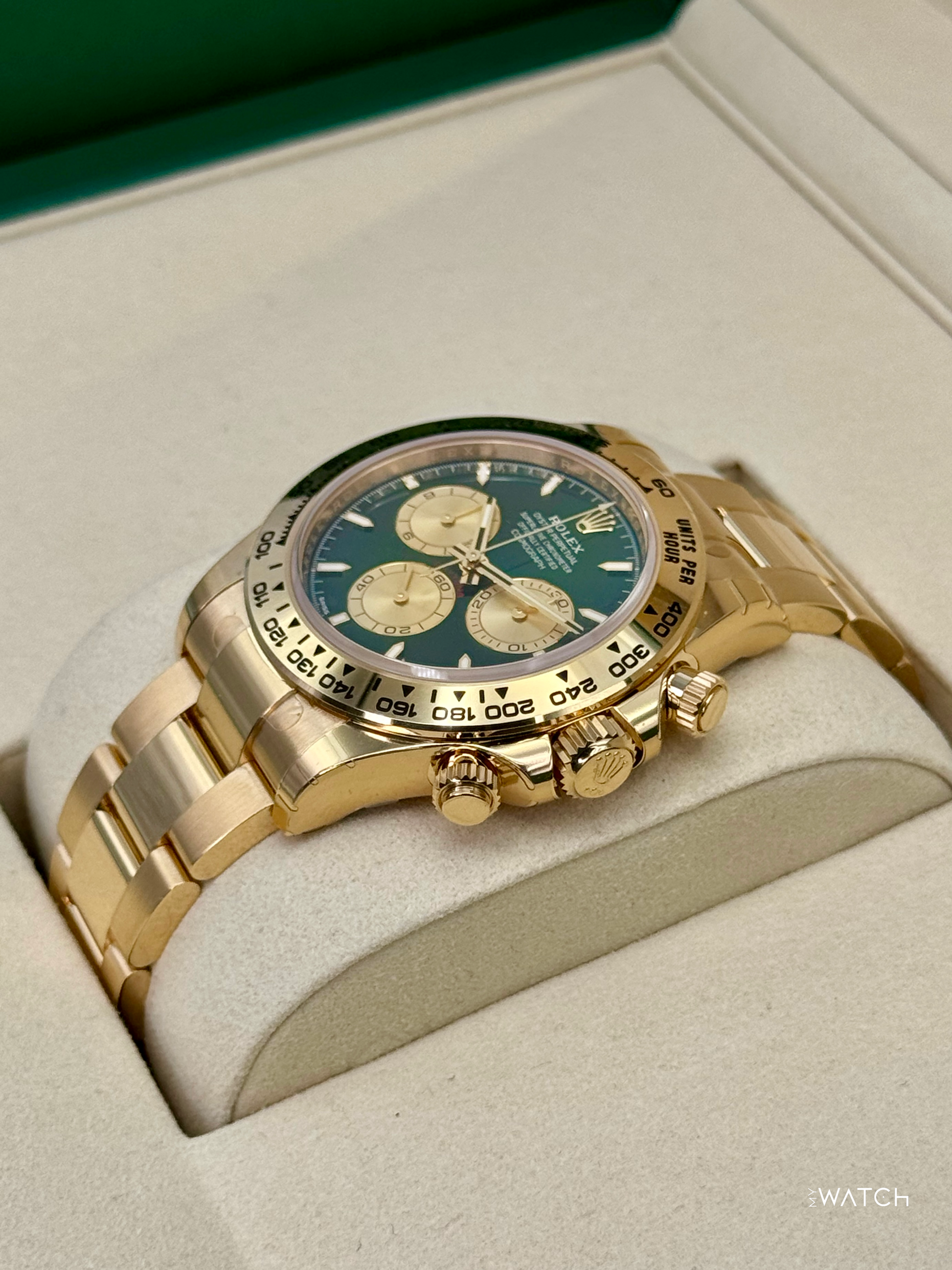 NEW 2025 Rolex Daytona "John Mayer" 40mm 126508 Yellow Gold Green Dial (STICKERED) - MyWatchLLC